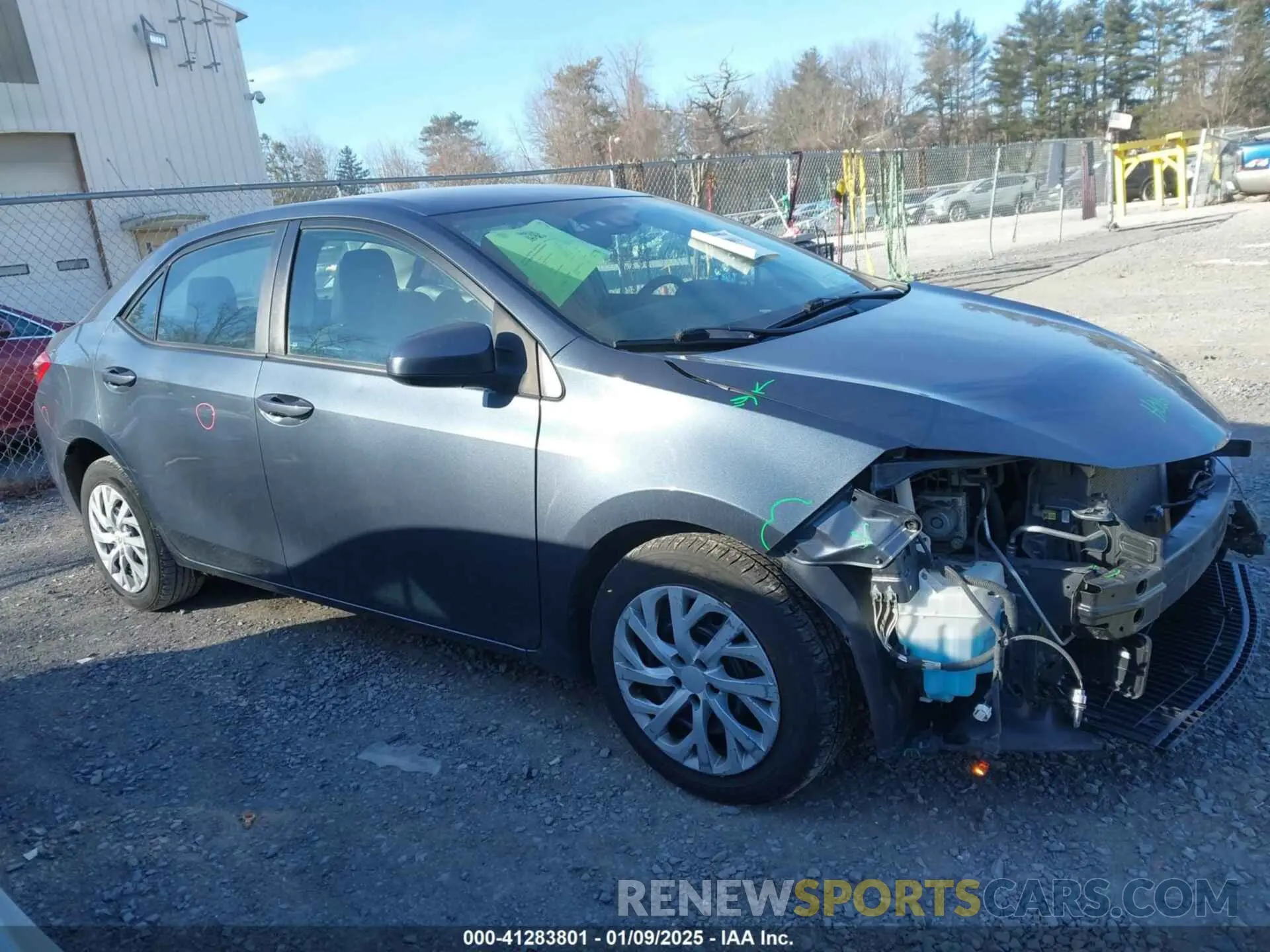 13 fotografías del automóvil dañado 2T1BURHE1KC216062 TOYOTA COROLLA 2019