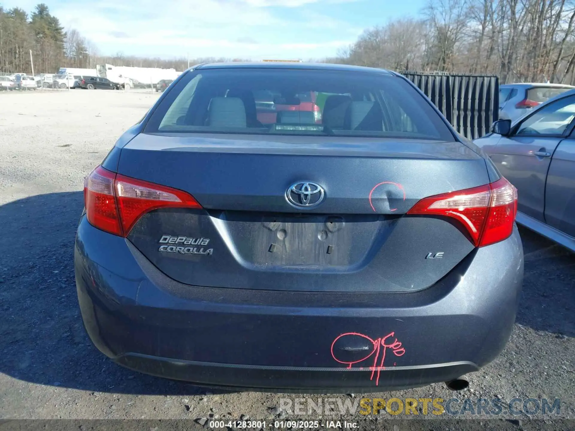 16 fotografías del automóvil dañado 2T1BURHE1KC216062 TOYOTA COROLLA 2019