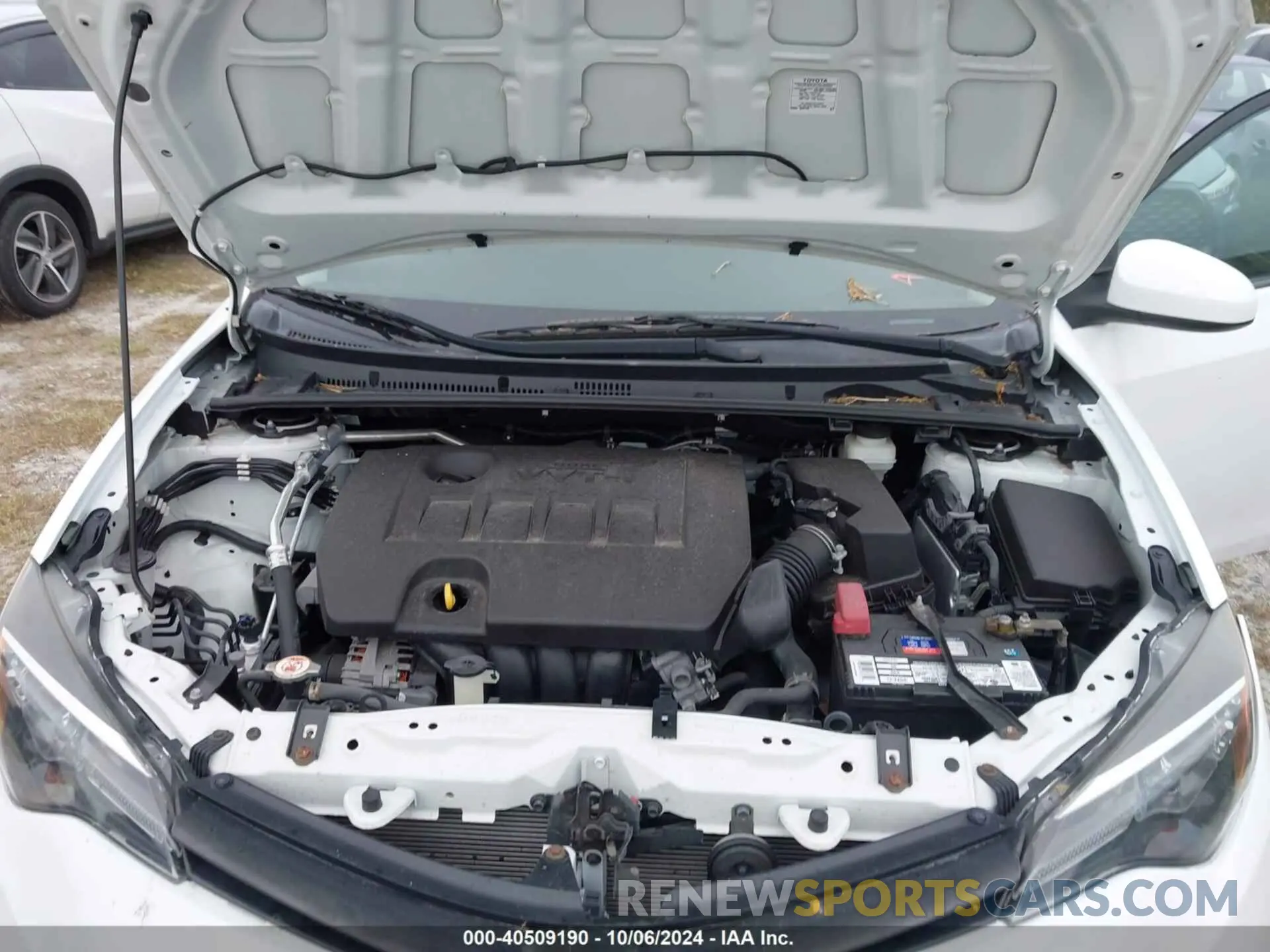 10 fotografías del automóvil dañado 2T1BURHE1KC226218 TOYOTA COROLLA 2019