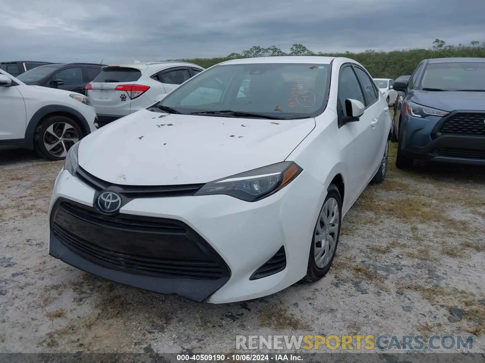 2 fotografías del automóvil dañado 2T1BURHE1KC226218 TOYOTA COROLLA 2019