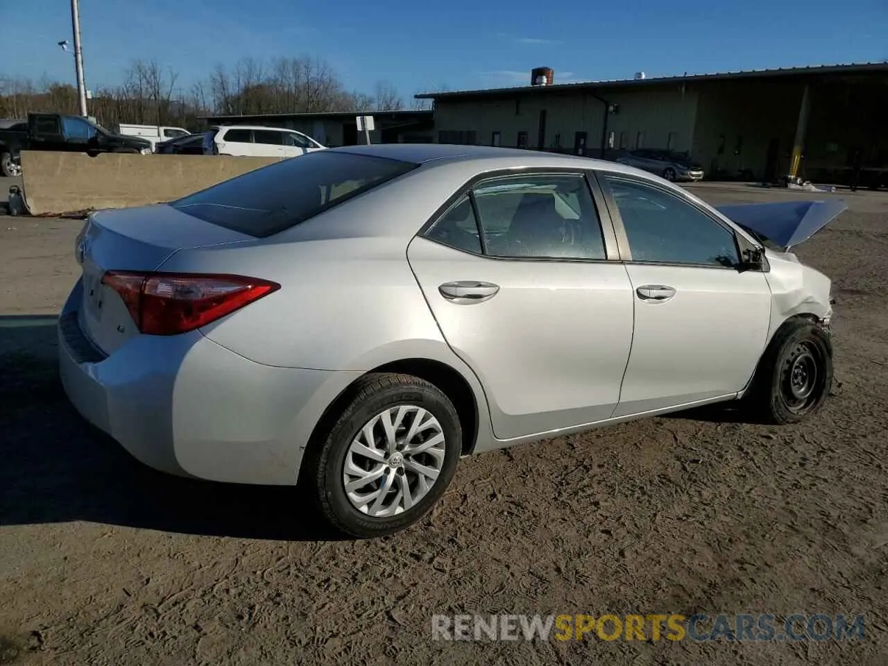 3 fotografías del automóvil dañado 2T1BURHE1KC226235 TOYOTA COROLLA 2019