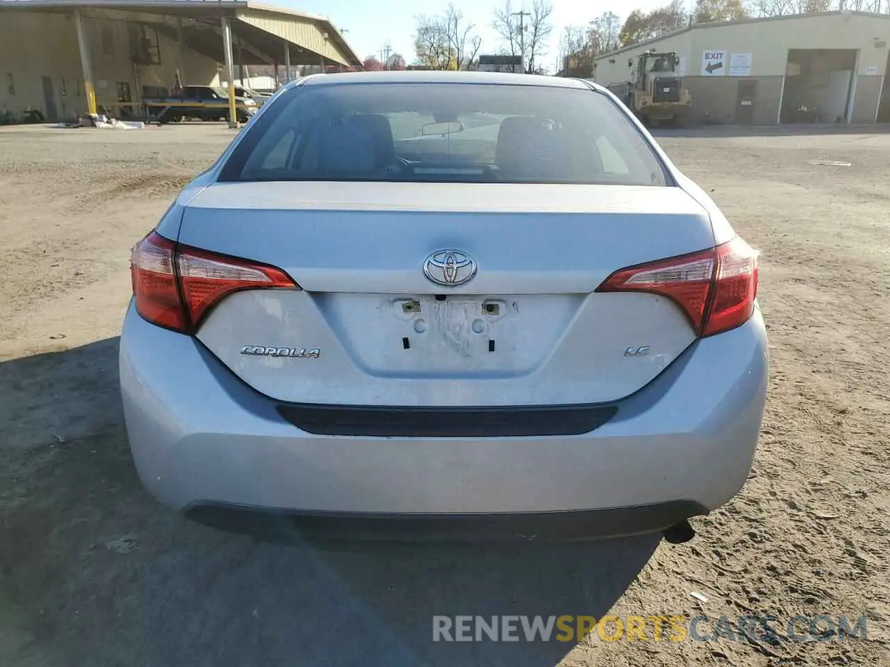 6 fotografías del automóvil dañado 2T1BURHE1KC226235 TOYOTA COROLLA 2019