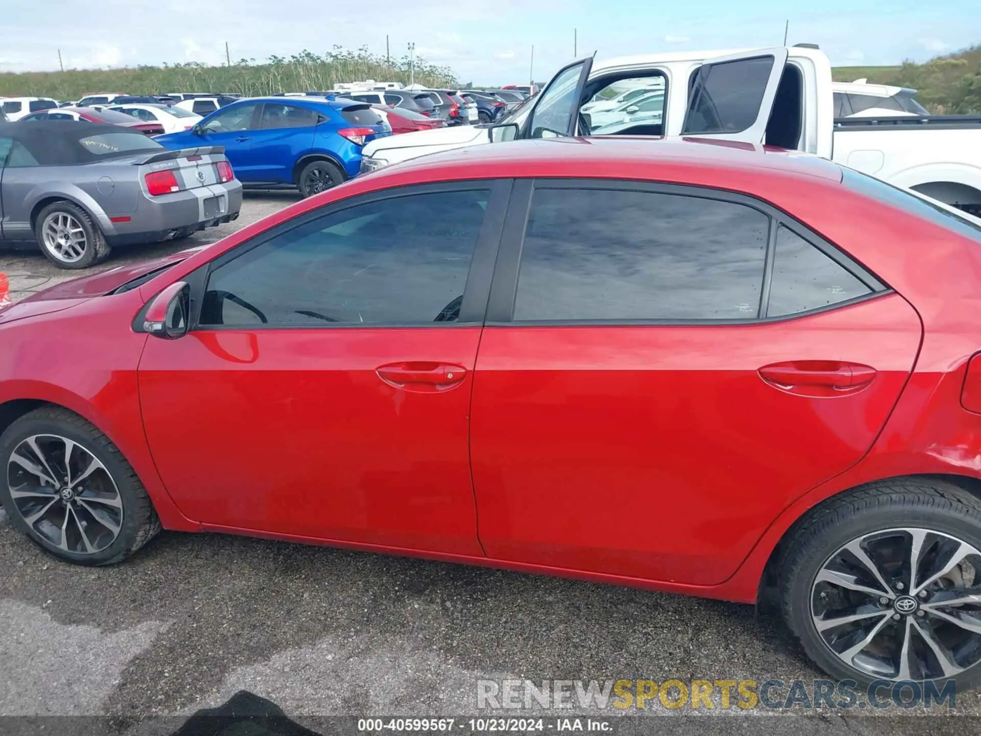 14 fotografías del automóvil dañado 2T1BURHE1KC226865 TOYOTA COROLLA 2019