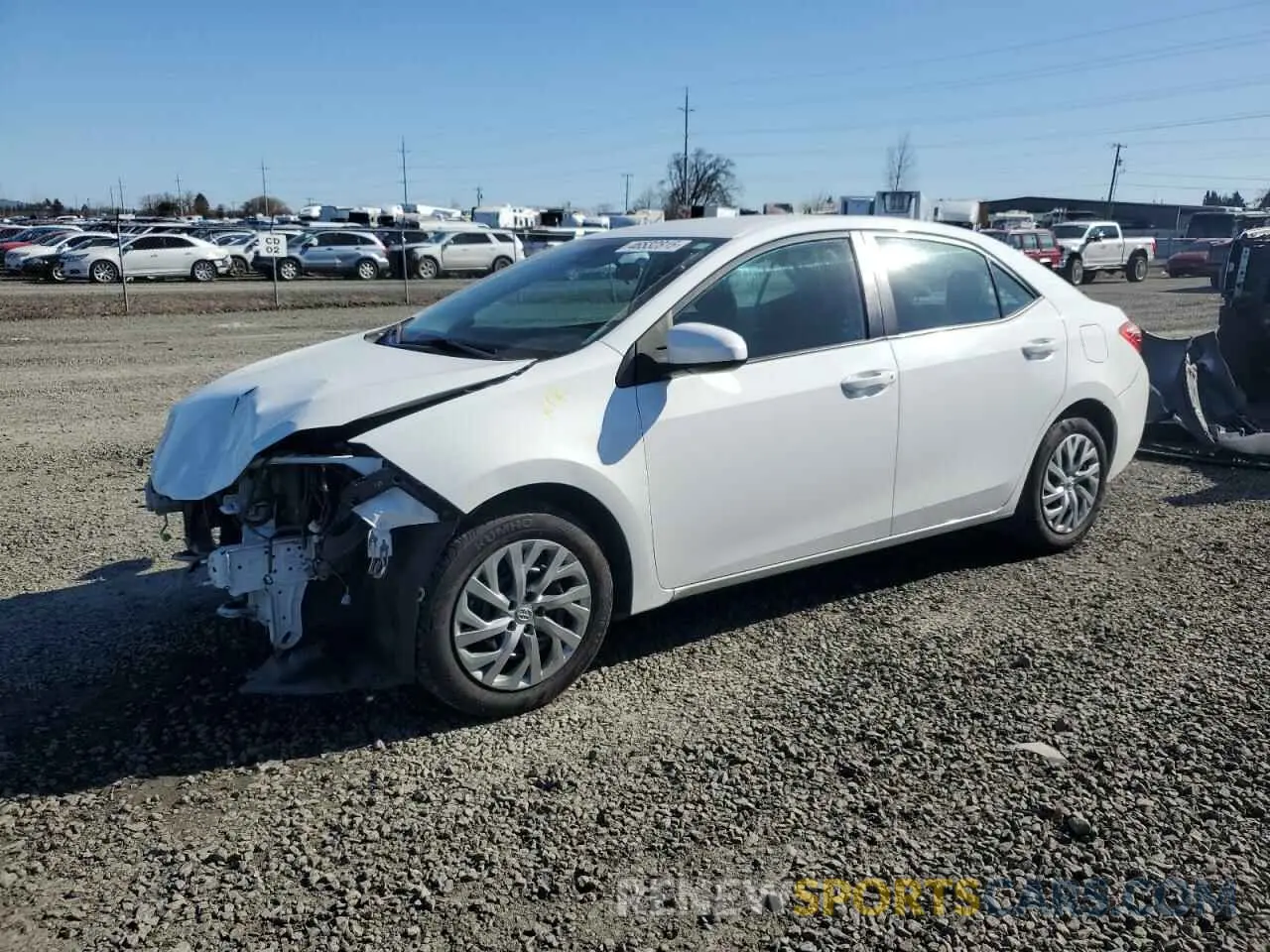 1 fotografías del automóvil dañado 2T1BURHE1KC229586 TOYOTA COROLLA 2019