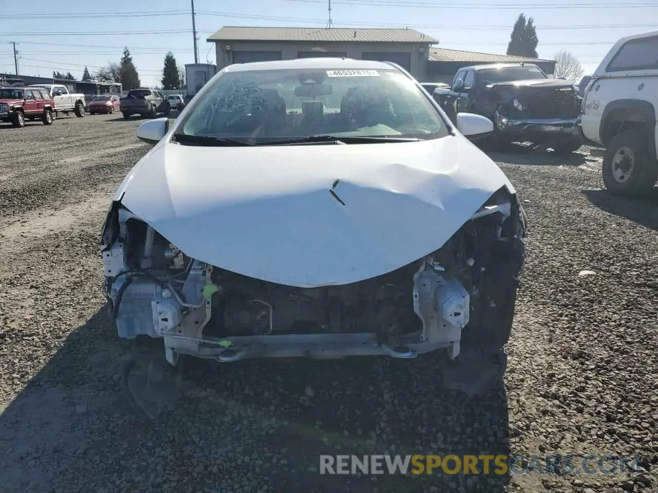 5 fotografías del automóvil dañado 2T1BURHE1KC229586 TOYOTA COROLLA 2019