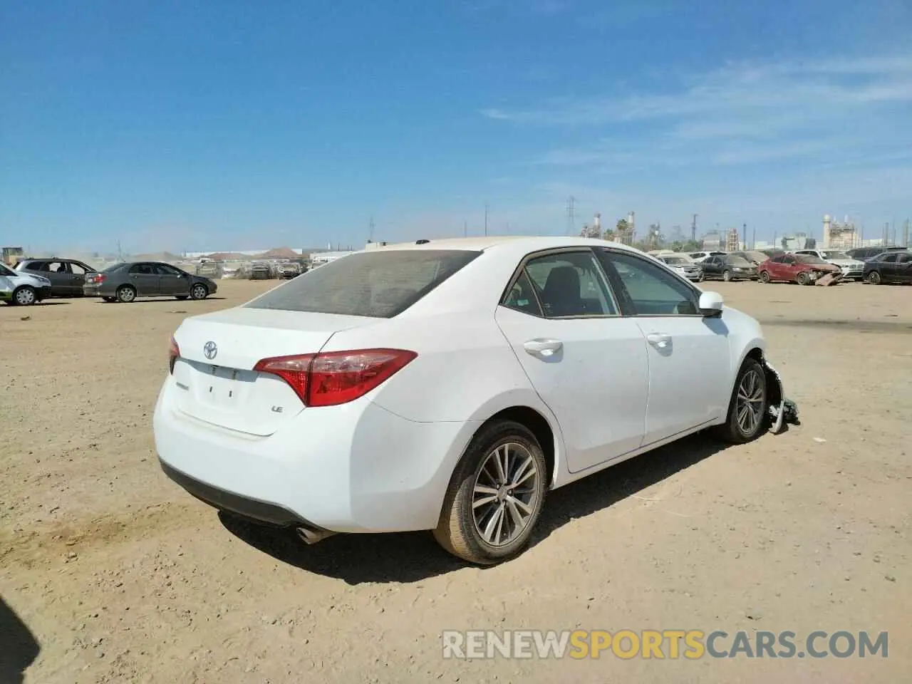 4 fotografías del automóvil dañado 2T1BURHE1KC229815 TOYOTA COROLLA 2019