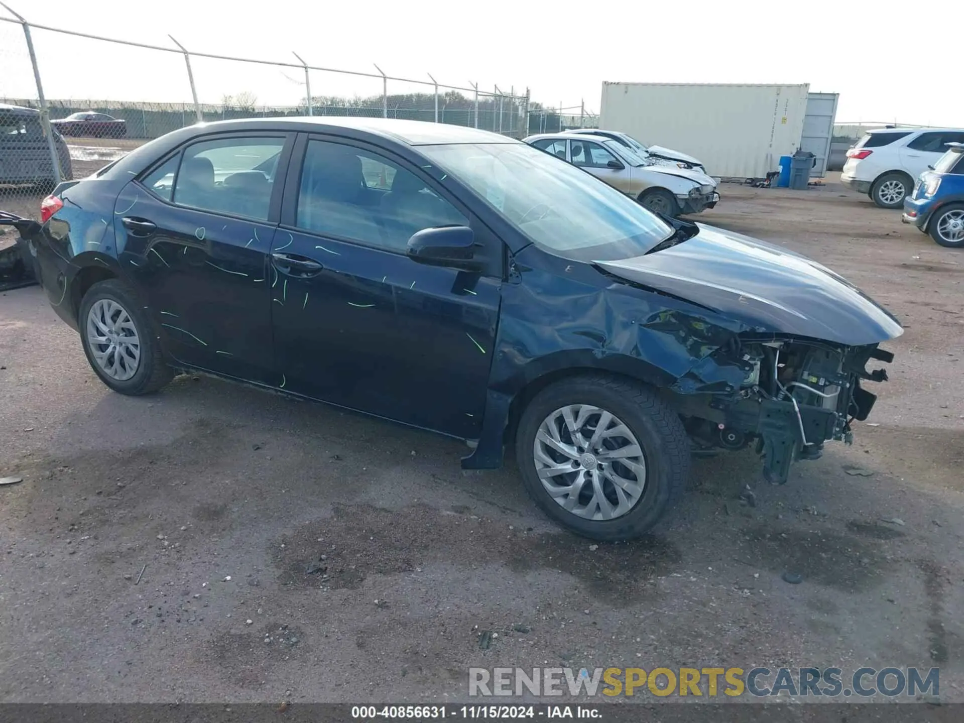 1 fotografías del automóvil dañado 2T1BURHE1KC233637 TOYOTA COROLLA 2019