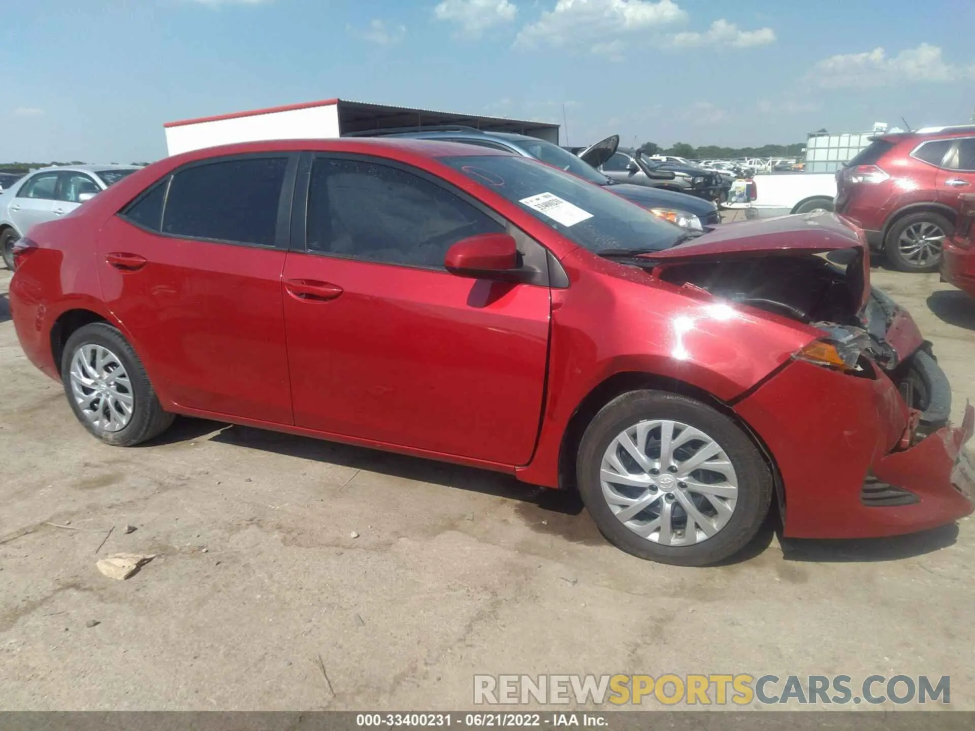 1 fotografías del automóvil dañado 2T1BURHE1KC233833 TOYOTA COROLLA 2019