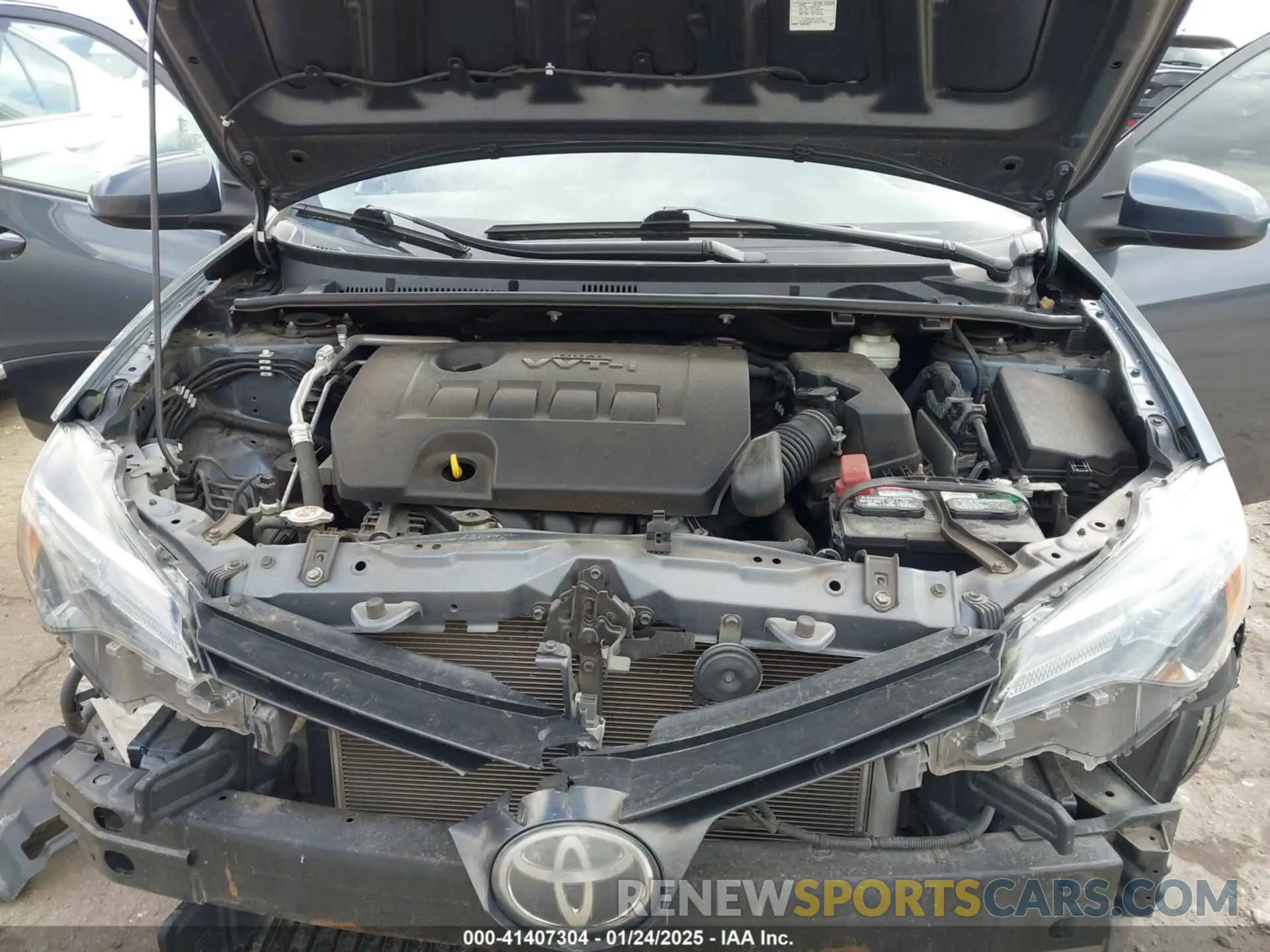 10 fotografías del automóvil dañado 2T1BURHE1KC240460 TOYOTA COROLLA 2019