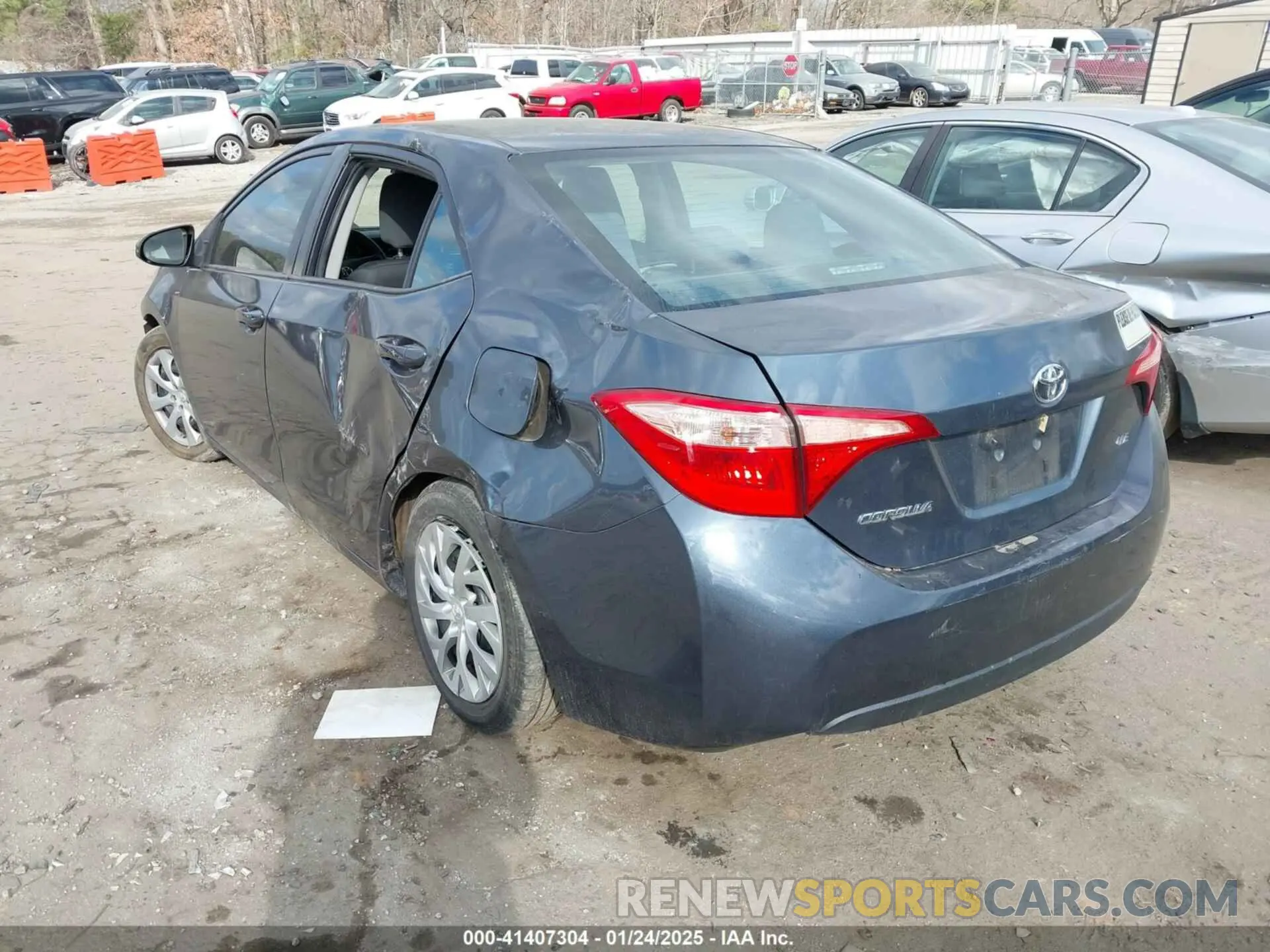 3 fotografías del automóvil dañado 2T1BURHE1KC240460 TOYOTA COROLLA 2019