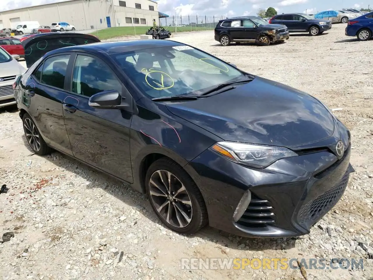 1 fotografías del automóvil dañado 2T1BURHE1KC242452 TOYOTA COROLLA 2019