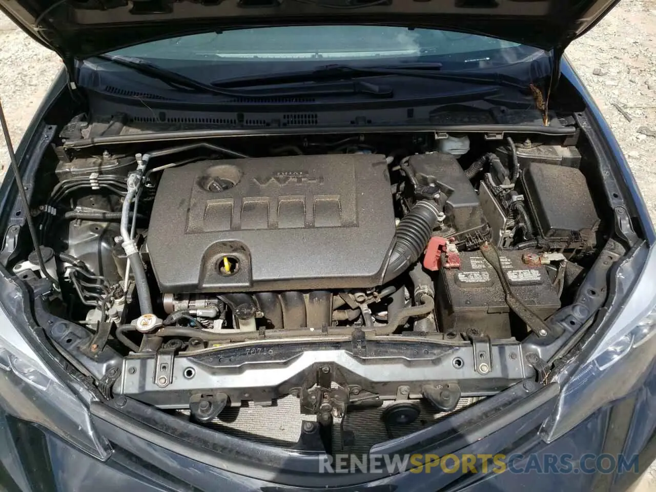 7 fotografías del automóvil dañado 2T1BURHE1KC242452 TOYOTA COROLLA 2019