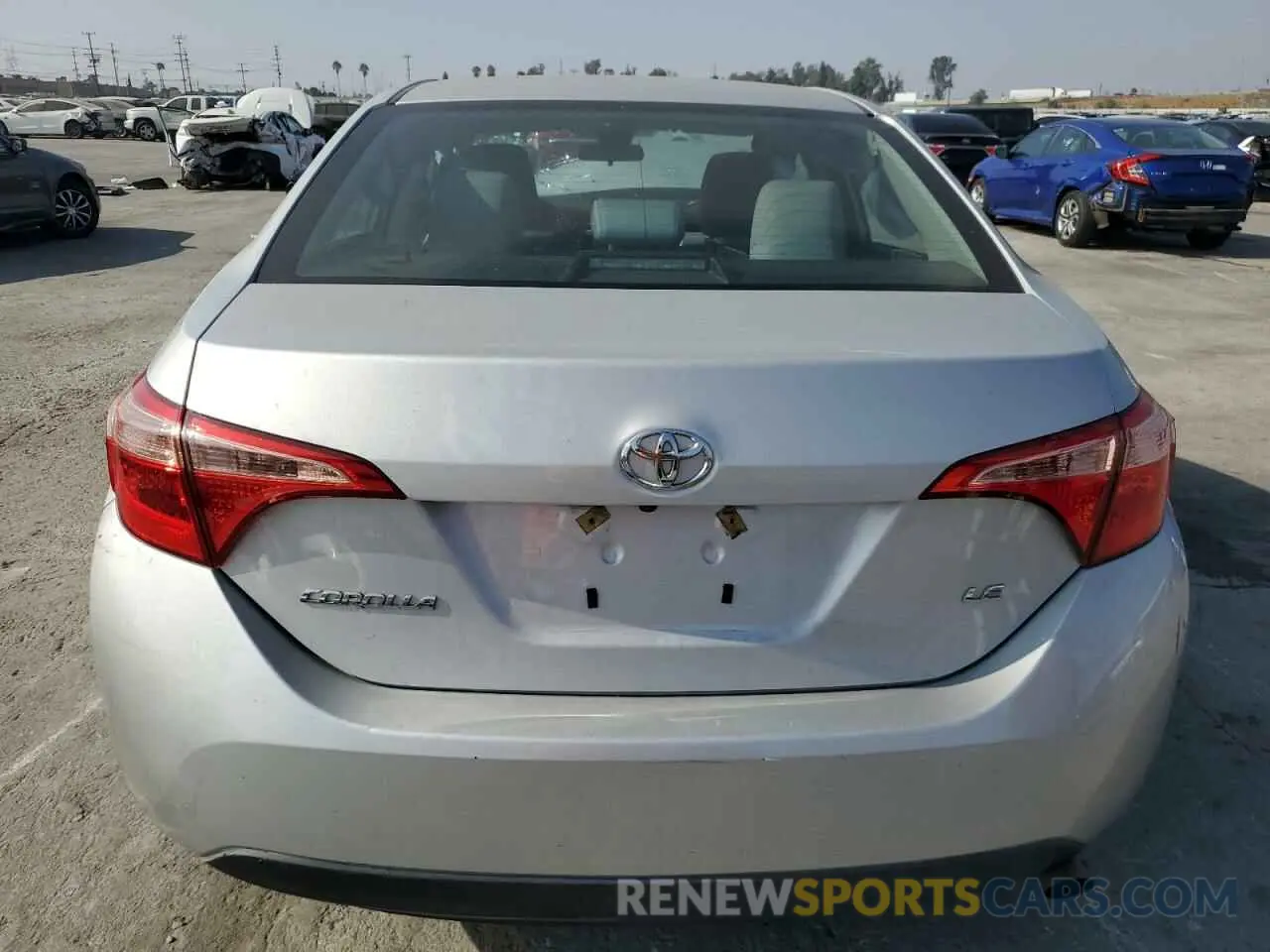 6 fotografías del automóvil dañado 2T1BURHE2KC125060 TOYOTA COROLLA 2019