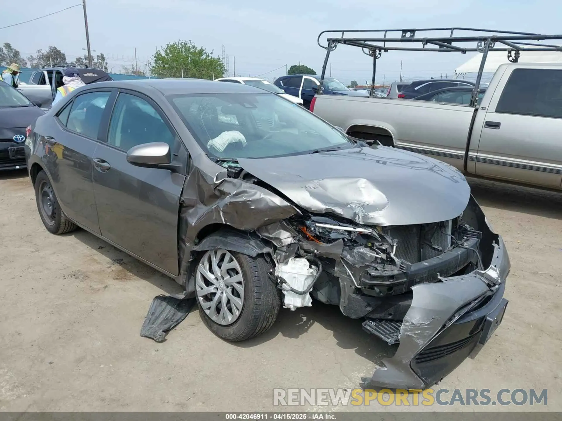 1 fotografías del automóvil dañado 2T1BURHE2KC127455 TOYOTA COROLLA 2019