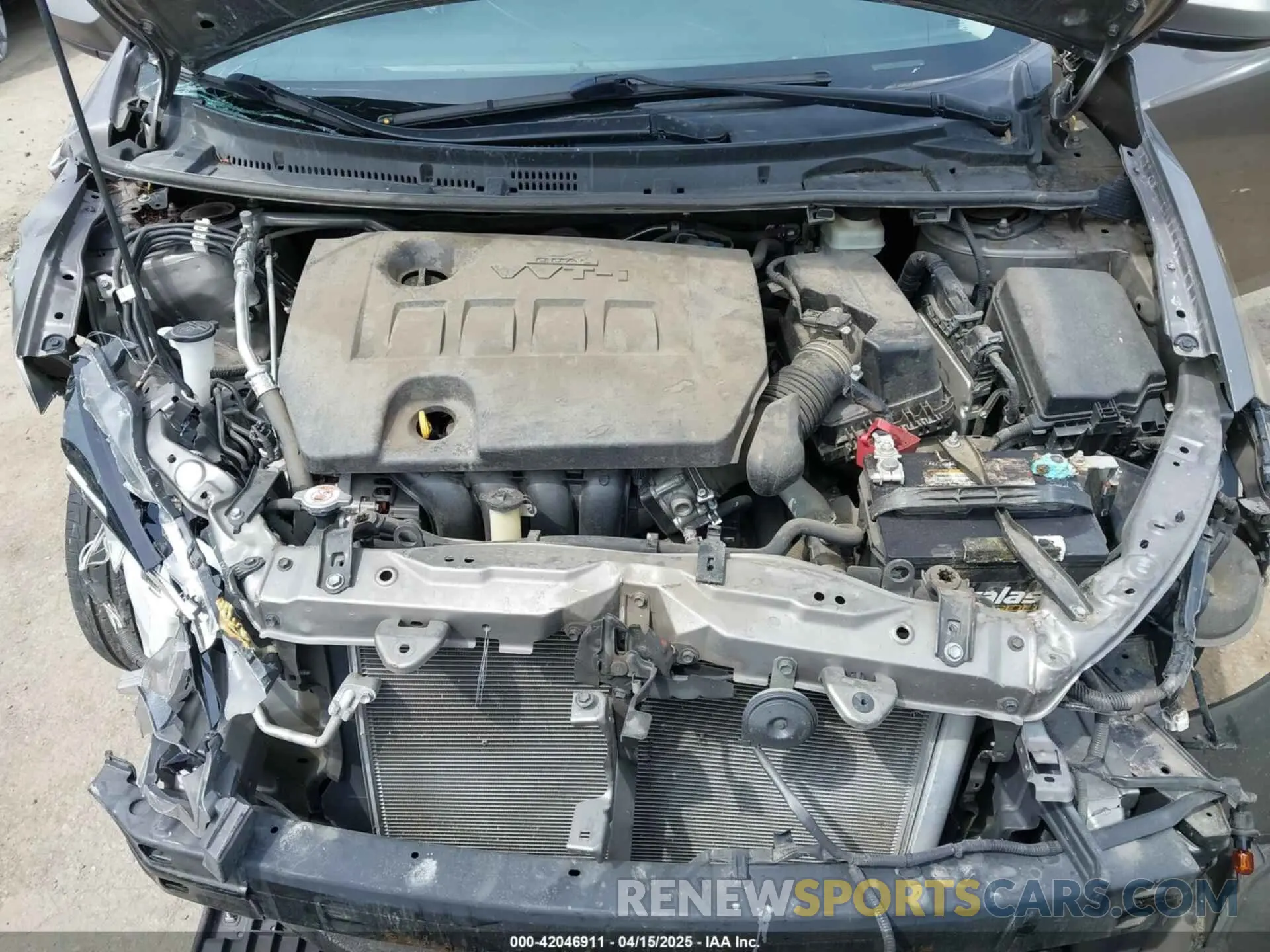 10 fotografías del automóvil dañado 2T1BURHE2KC127455 TOYOTA COROLLA 2019