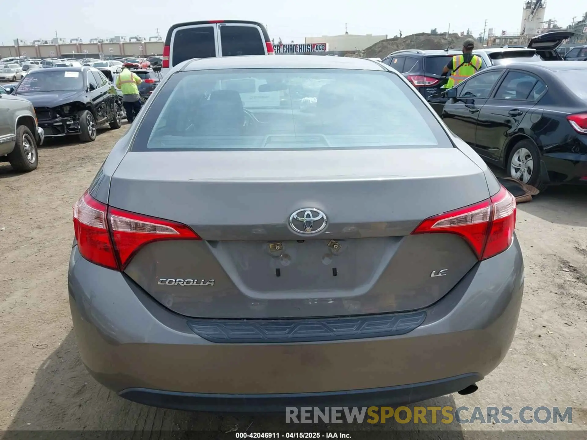 17 fotografías del automóvil dañado 2T1BURHE2KC127455 TOYOTA COROLLA 2019