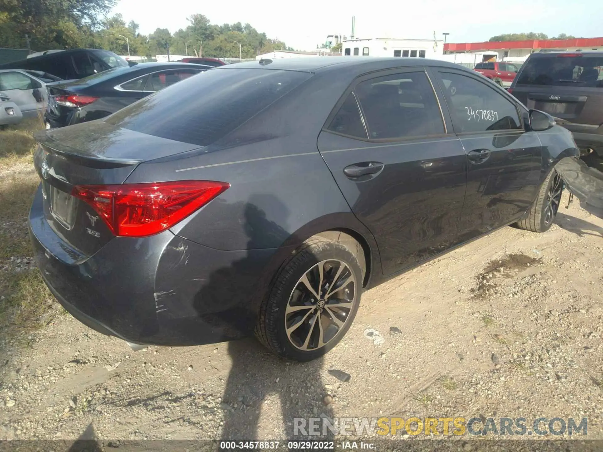 4 fotografías del automóvil dañado 2T1BURHE2KC132008 TOYOTA COROLLA 2019