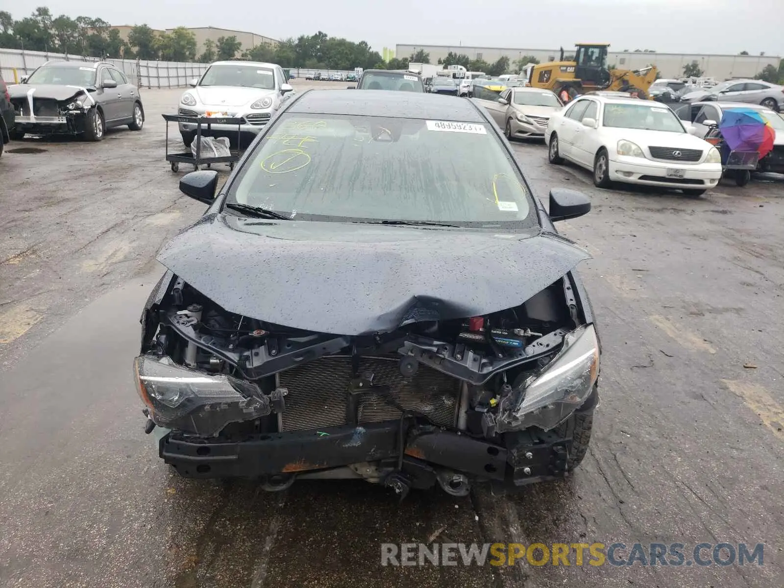 9 fotografías del automóvil dañado 2T1BURHE2KC132218 TOYOTA COROLLA 2019
