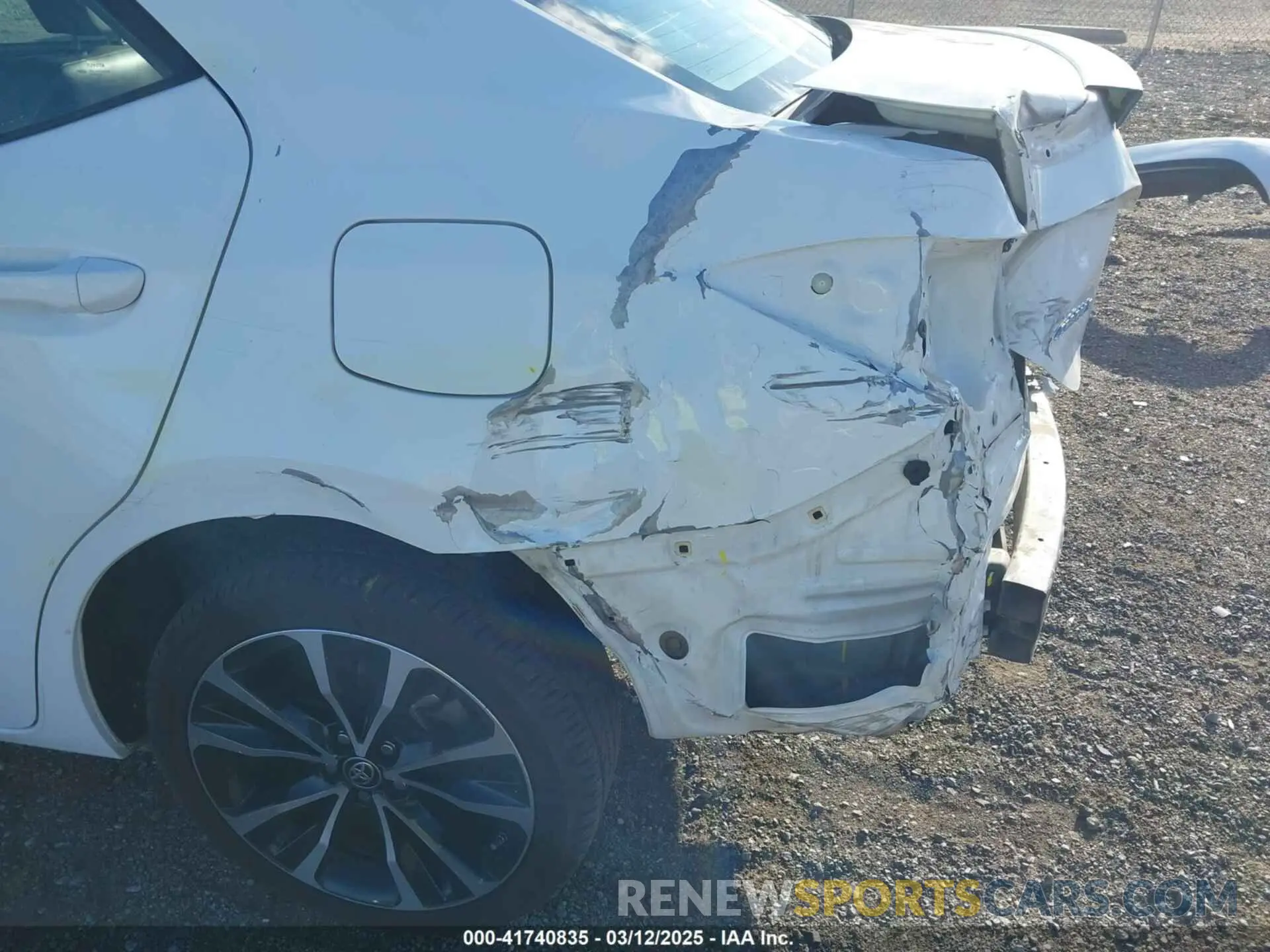 6 fotografías del automóvil dañado 2T1BURHE2KC133594 TOYOTA COROLLA 2019