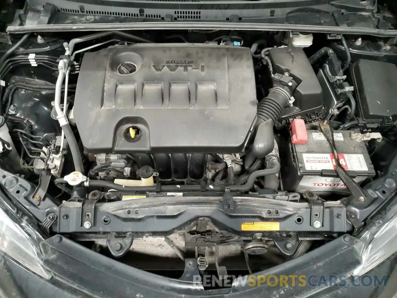 11 fotografías del automóvil dañado 2T1BURHE2KC136527 TOYOTA COROLLA 2019
