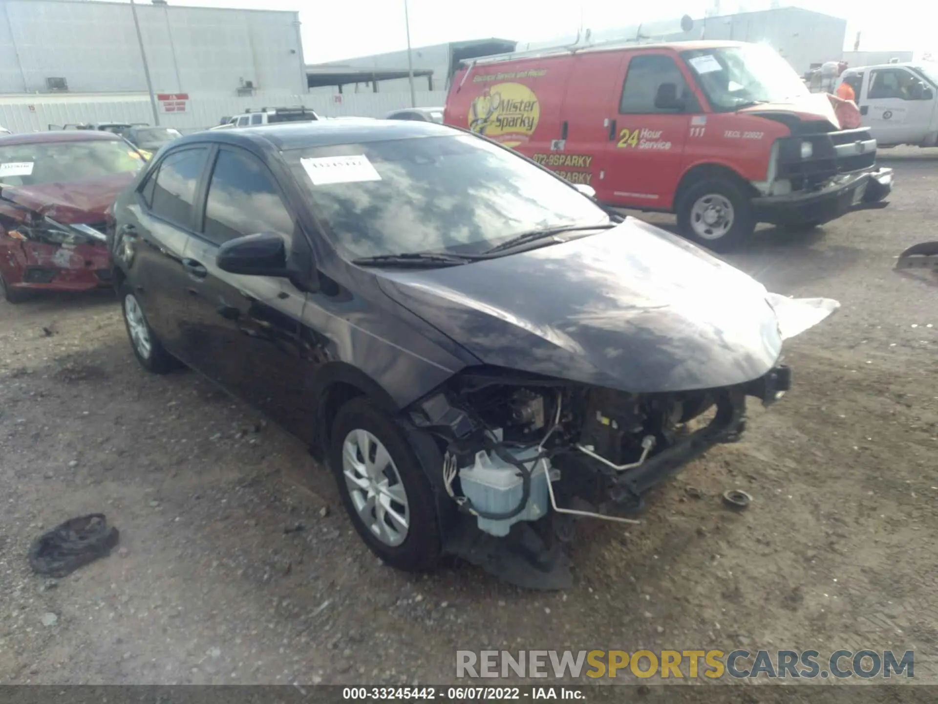 1 fotografías del automóvil dañado 2T1BURHE2KC147219 TOYOTA COROLLA 2019