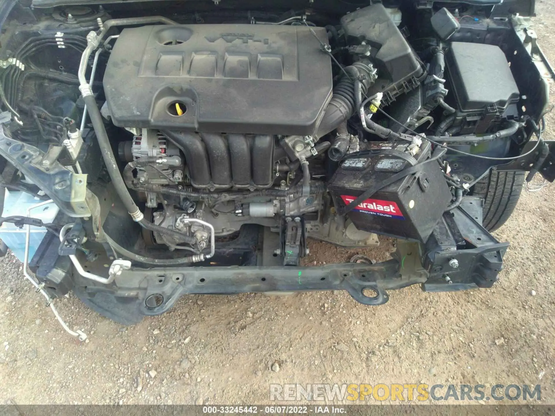 6 fotografías del automóvil dañado 2T1BURHE2KC147219 TOYOTA COROLLA 2019