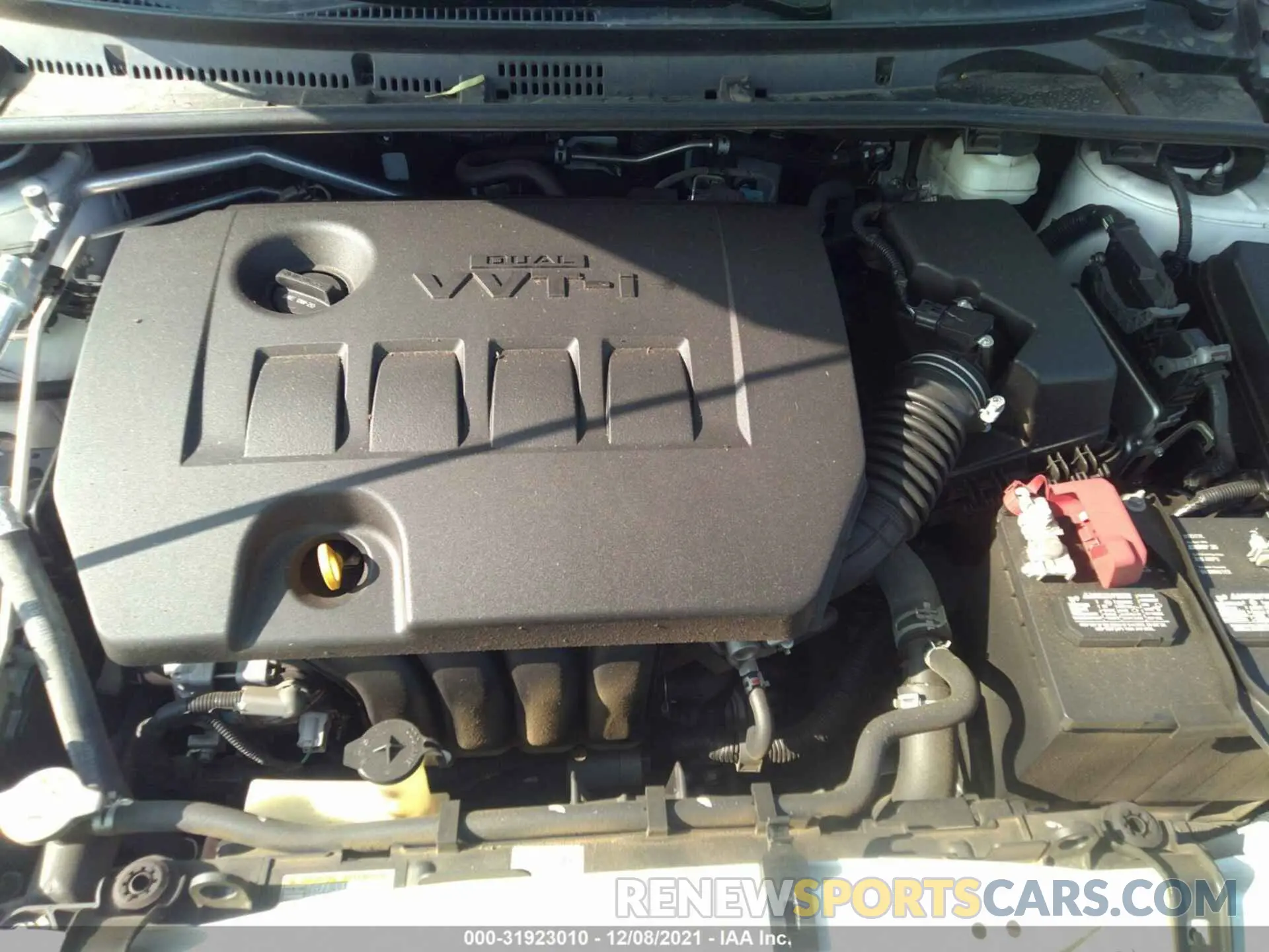 10 fotografías del automóvil dañado 2T1BURHE2KC147964 TOYOTA COROLLA 2019
