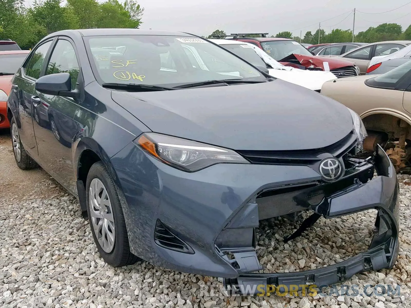 1 fotografías del automóvil dañado 2T1BURHE2KC154610 TOYOTA COROLLA 2019