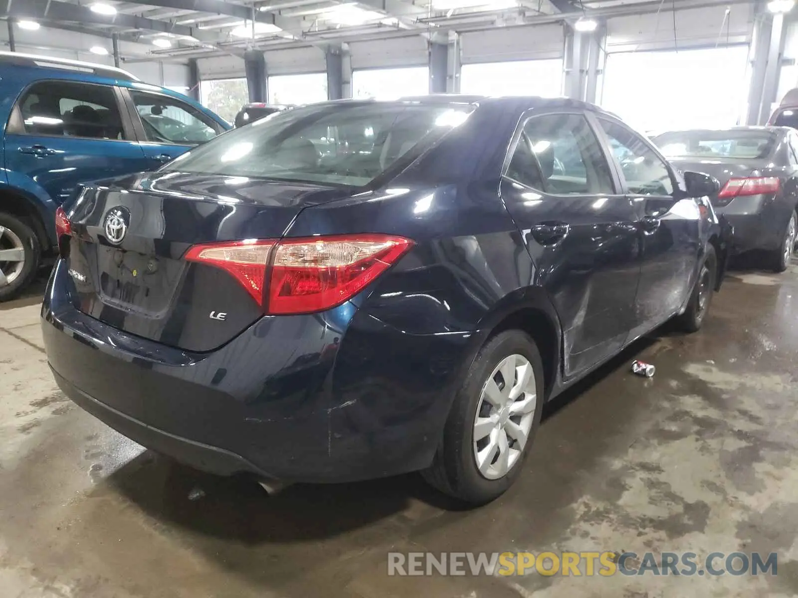 4 fotografías del automóvil dañado 2T1BURHE2KC164778 TOYOTA COROLLA 2019