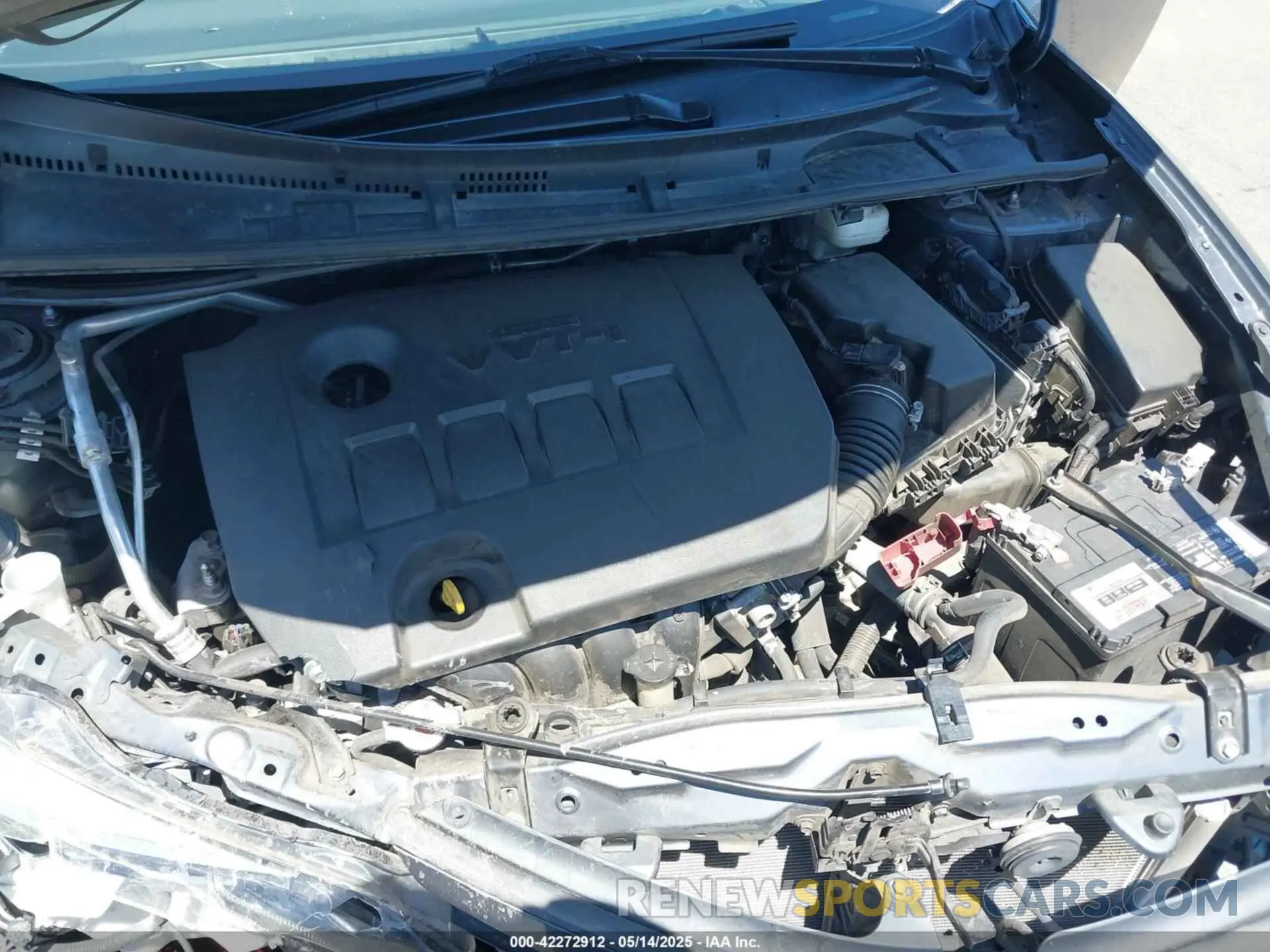 10 fotografías del automóvil dañado 2T1BURHE2KC171309 TOYOTA COROLLA 2019