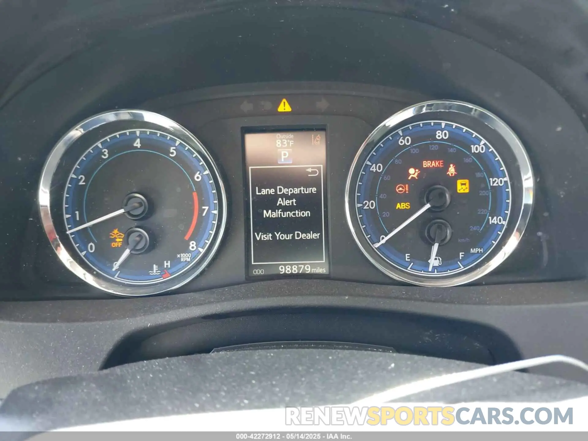 7 fotografías del automóvil dañado 2T1BURHE2KC171309 TOYOTA COROLLA 2019