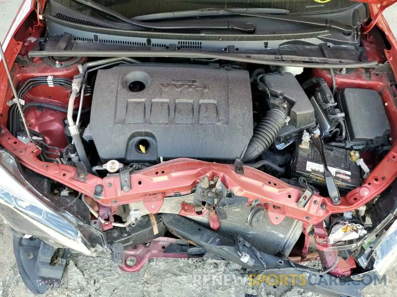 7 fotografías del automóvil dañado 2T1BURHE2KC173528 TOYOTA COROLLA 2019
