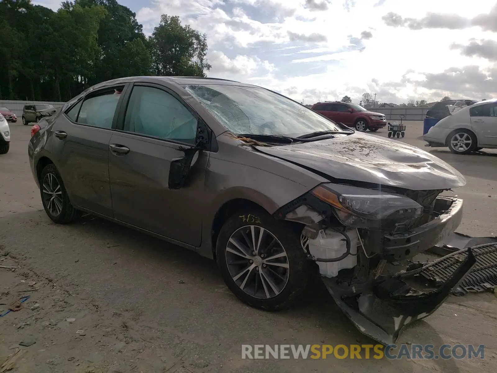 1 fotografías del automóvil dañado 2T1BURHE2KC174064 TOYOTA COROLLA 2019