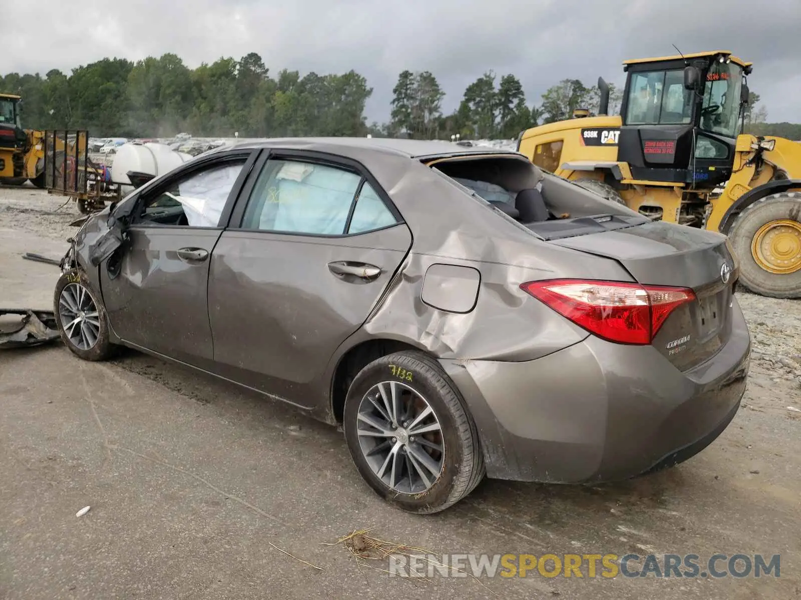 3 fotografías del automóvil dañado 2T1BURHE2KC174064 TOYOTA COROLLA 2019