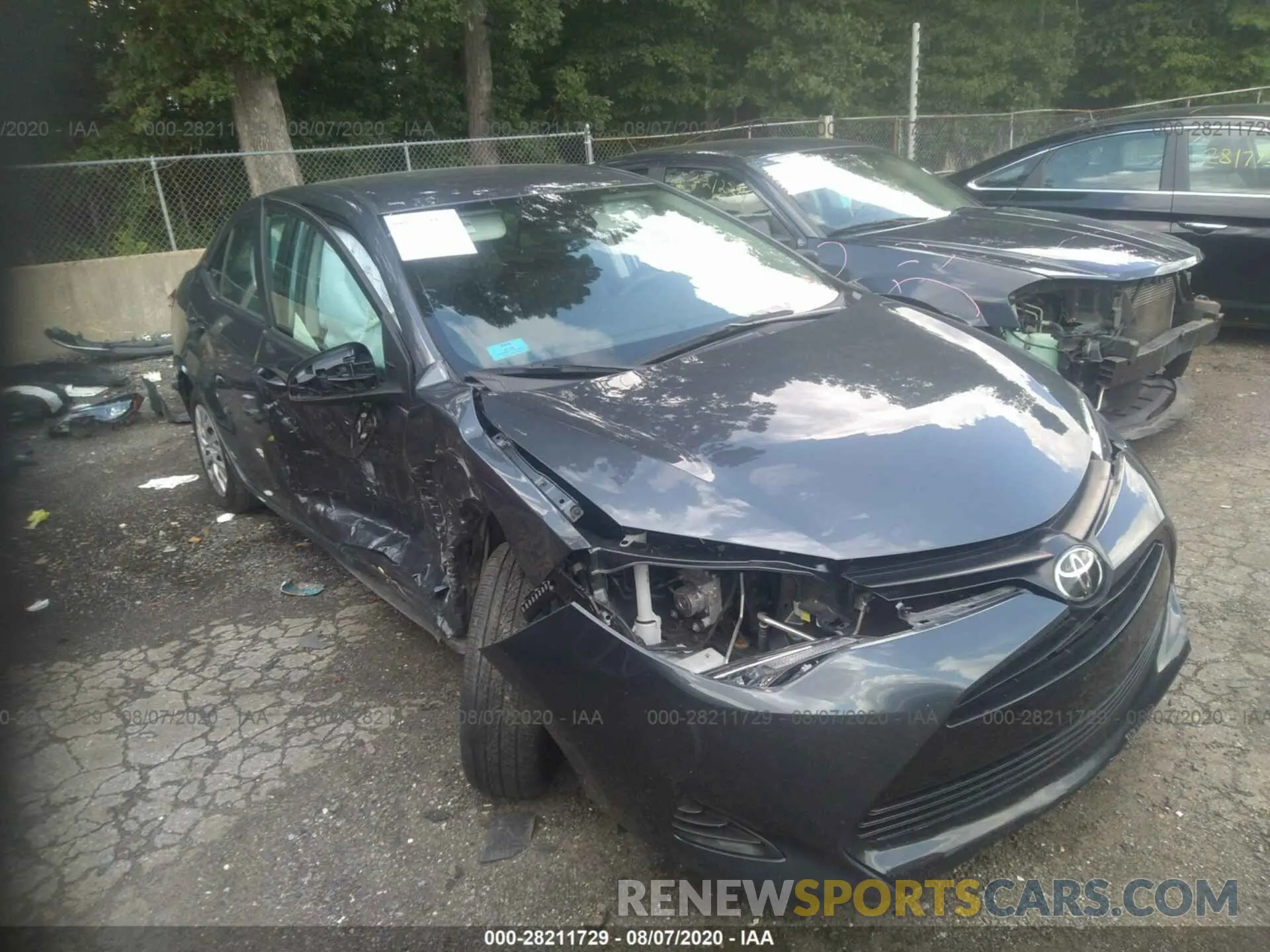 1 fotografías del automóvil dañado 2T1BURHE2KC180835 TOYOTA COROLLA 2019
