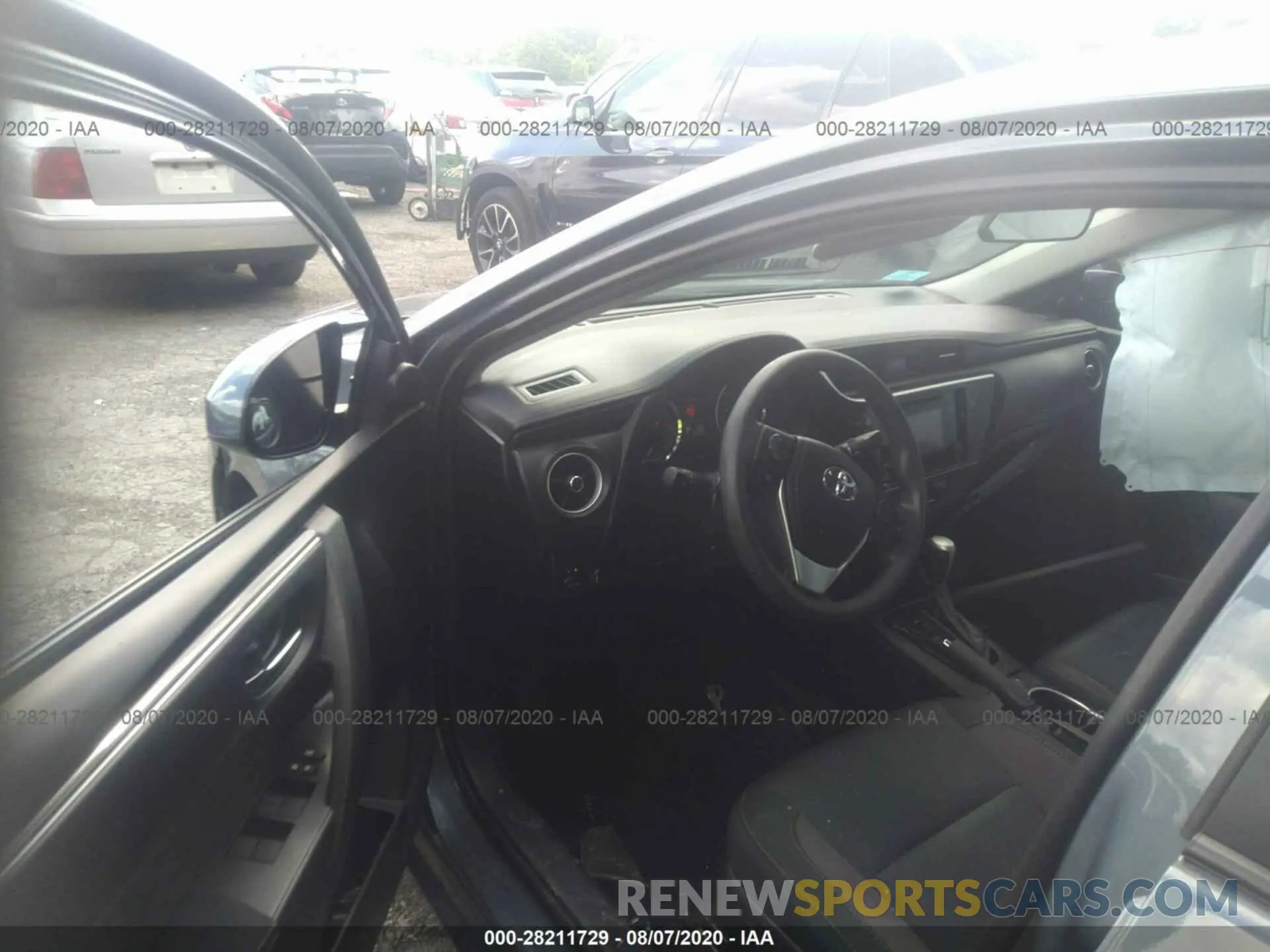 5 fotografías del automóvil dañado 2T1BURHE2KC180835 TOYOTA COROLLA 2019