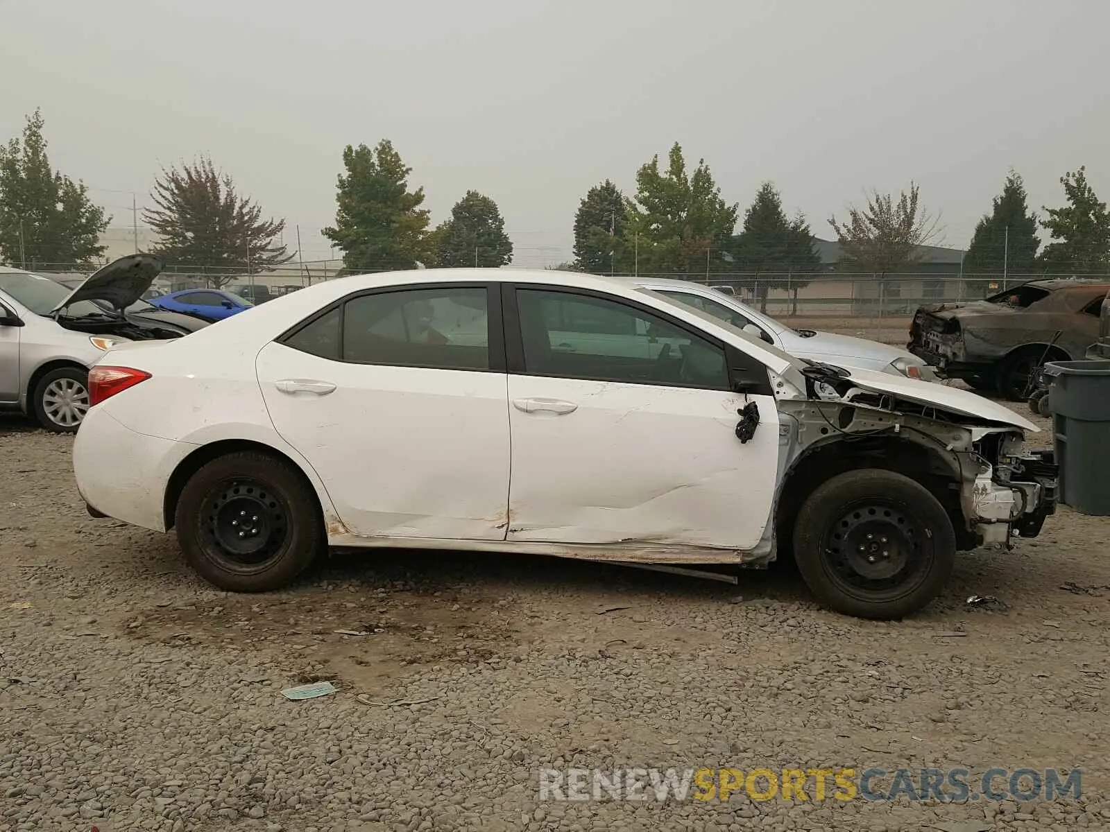 9 fotografías del automóvil dañado 2T1BURHE2KC185971 TOYOTA COROLLA 2019