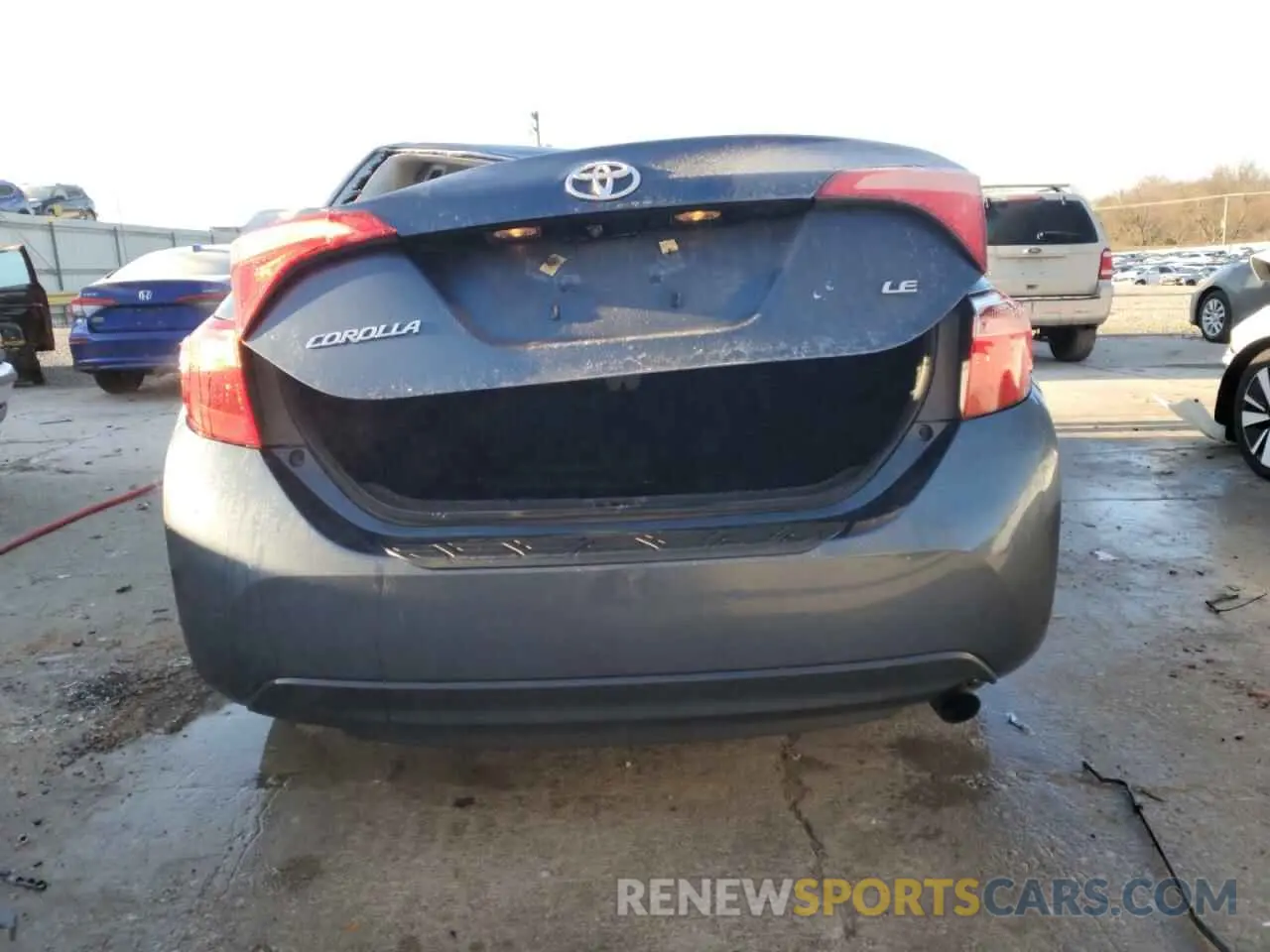 6 fotografías del automóvil dañado 2T1BURHE2KC187476 TOYOTA COROLLA 2019