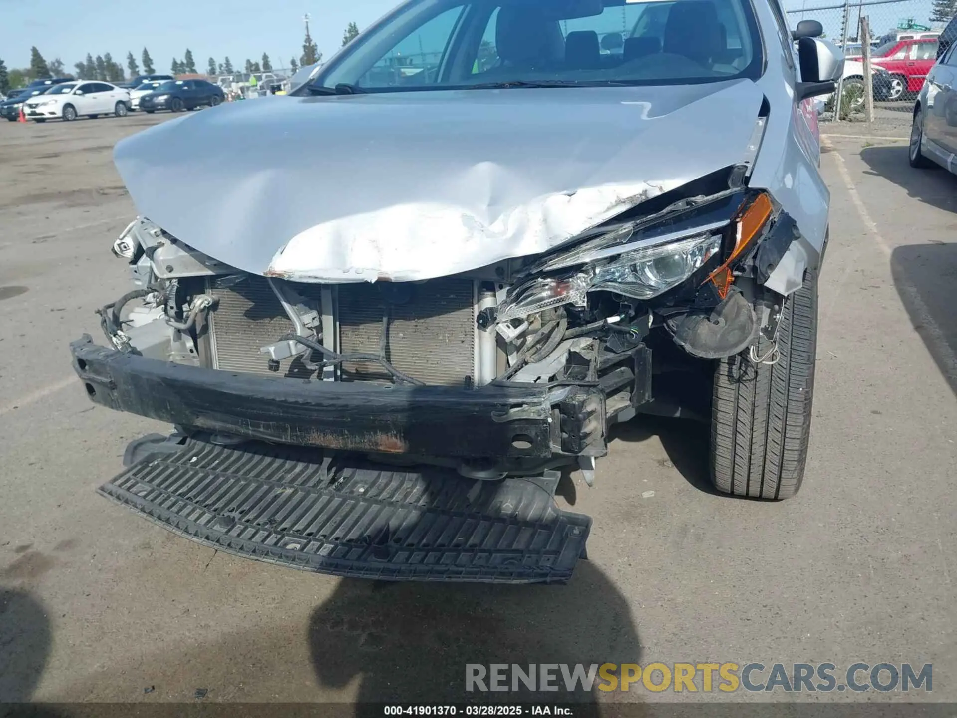 6 fotografías del automóvil dañado 2T1BURHE2KC190975 TOYOTA COROLLA 2019
