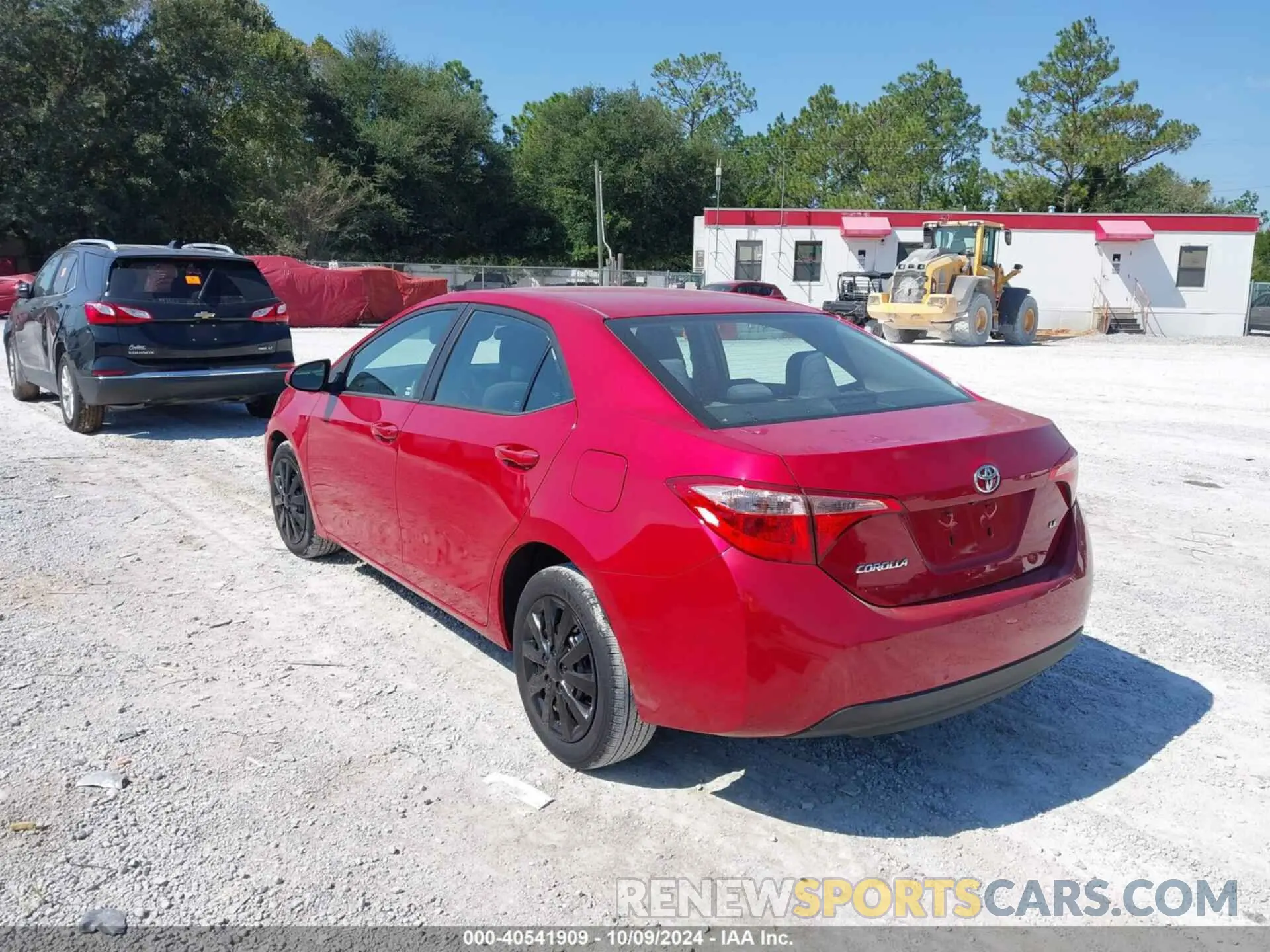 3 fotografías del automóvil dañado 2T1BURHE2KC191026 TOYOTA COROLLA 2019