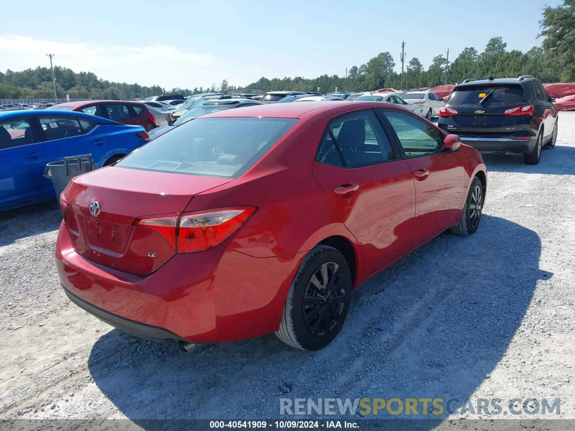 4 fotografías del automóvil dañado 2T1BURHE2KC191026 TOYOTA COROLLA 2019