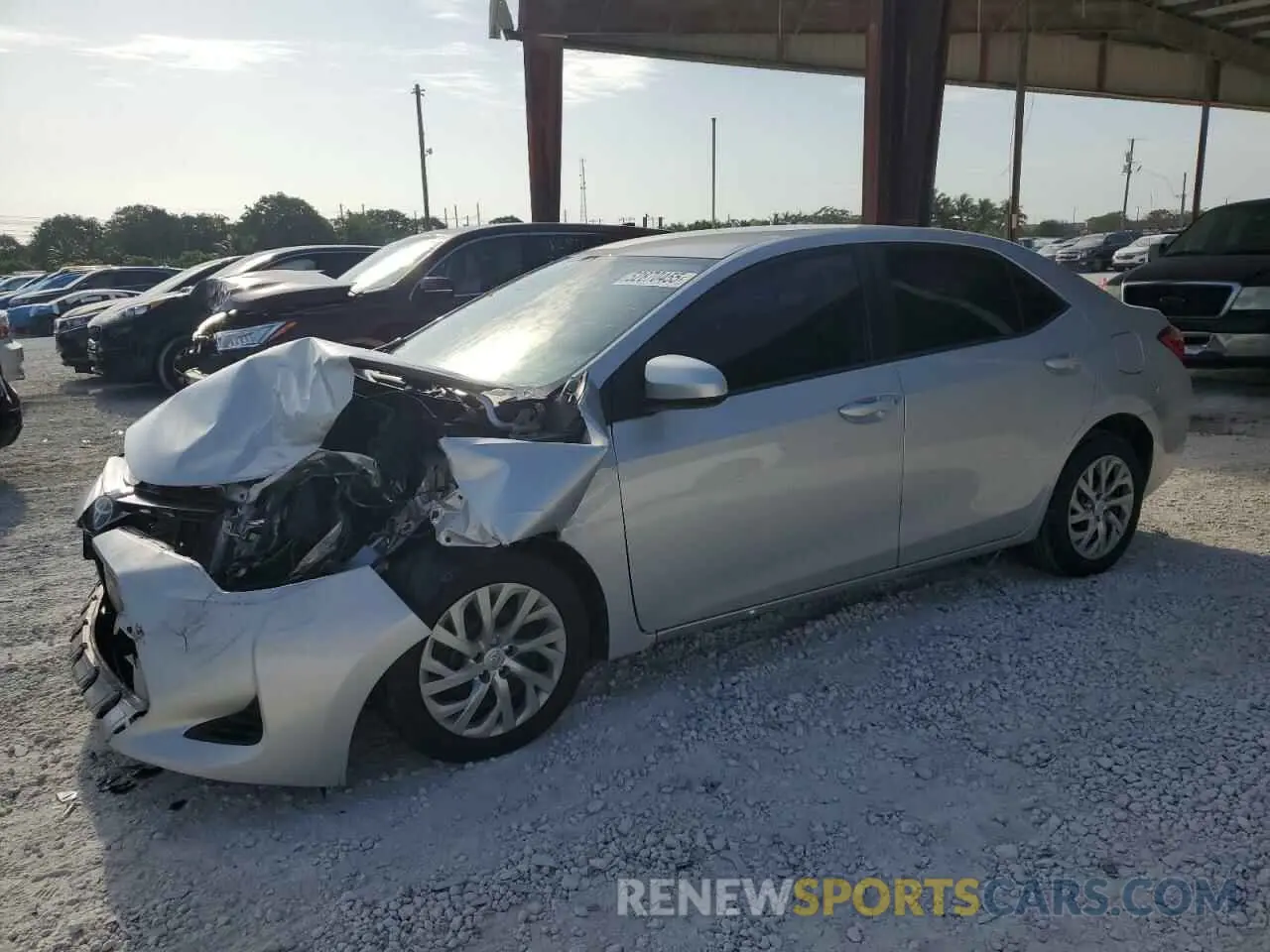 1 fotografías del automóvil dañado 2T1BURHE2KC202848 TOYOTA COROLLA 2019