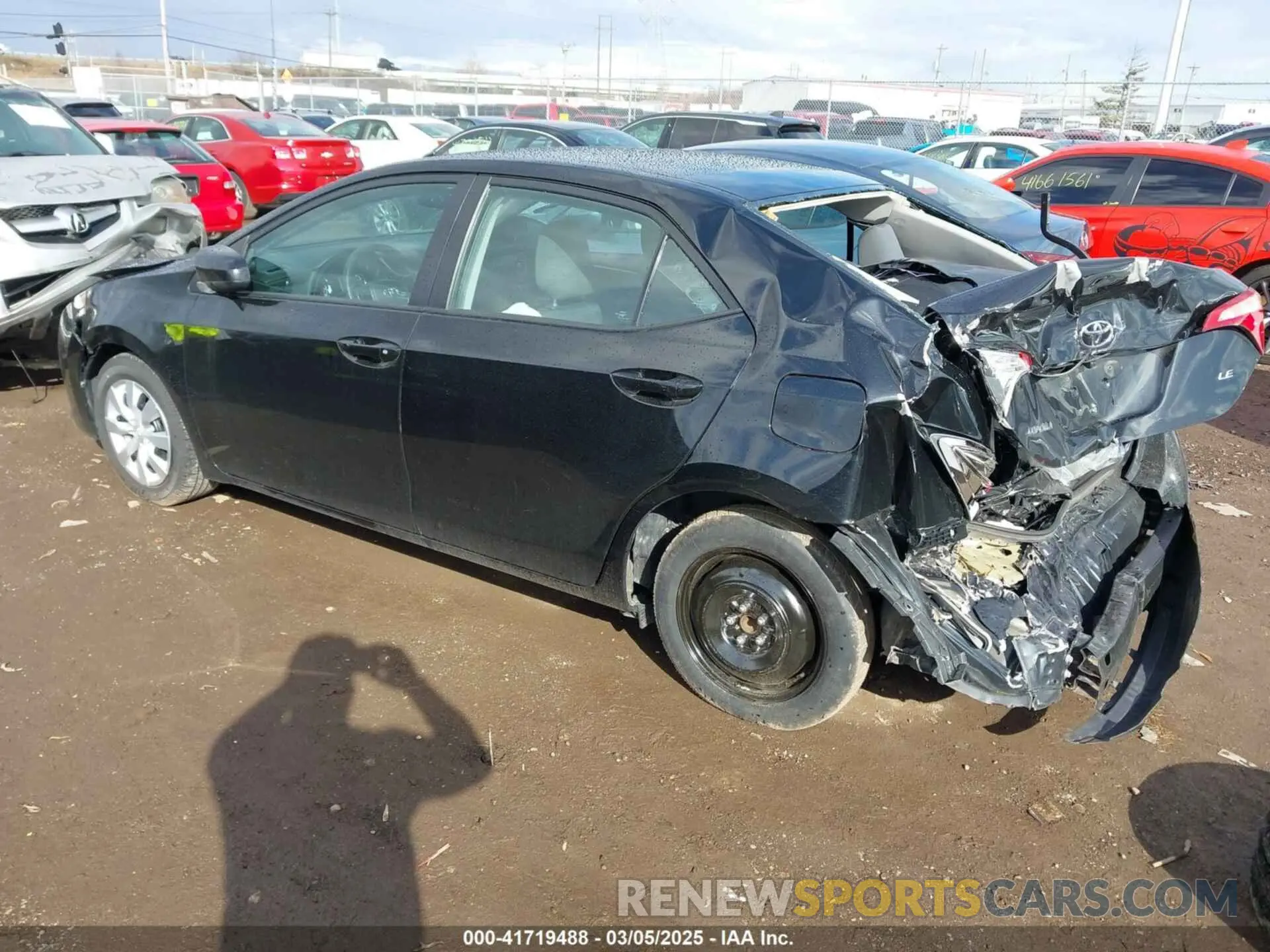 3 fotografías del automóvil dañado 2T1BURHE2KC202994 TOYOTA COROLLA 2019