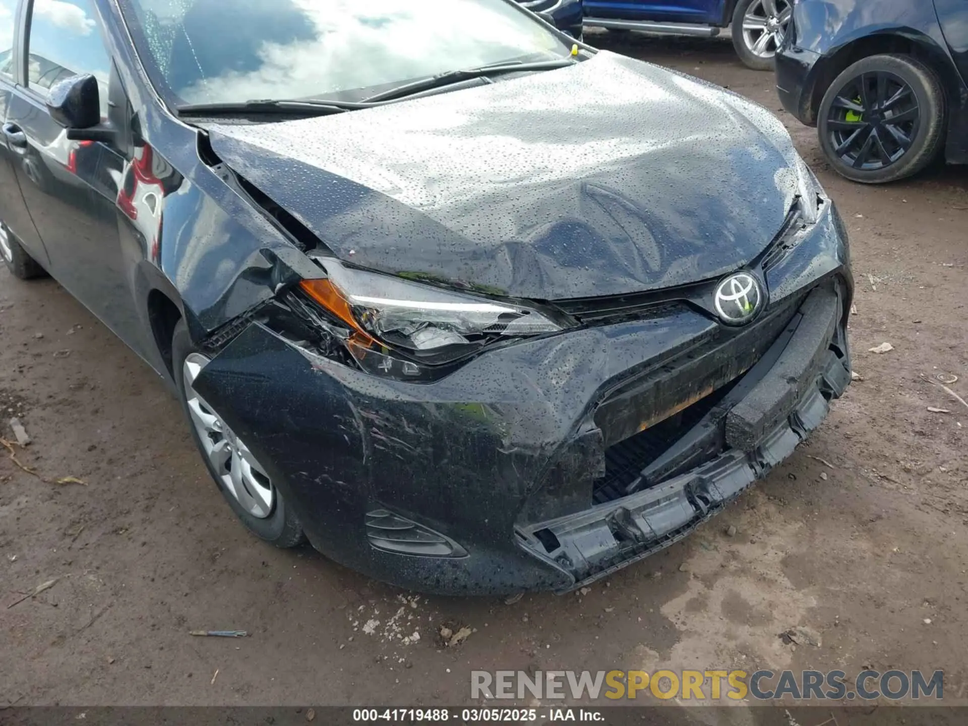 6 fotografías del automóvil dañado 2T1BURHE2KC202994 TOYOTA COROLLA 2019