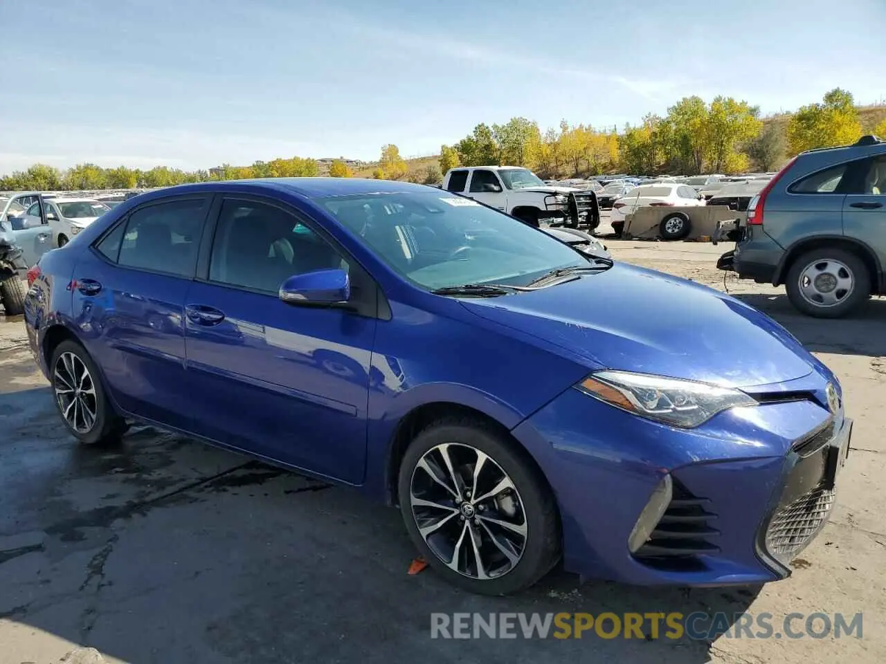 4 fotografías del automóvil dañado 2T1BURHE2KC210304 TOYOTA COROLLA 2019