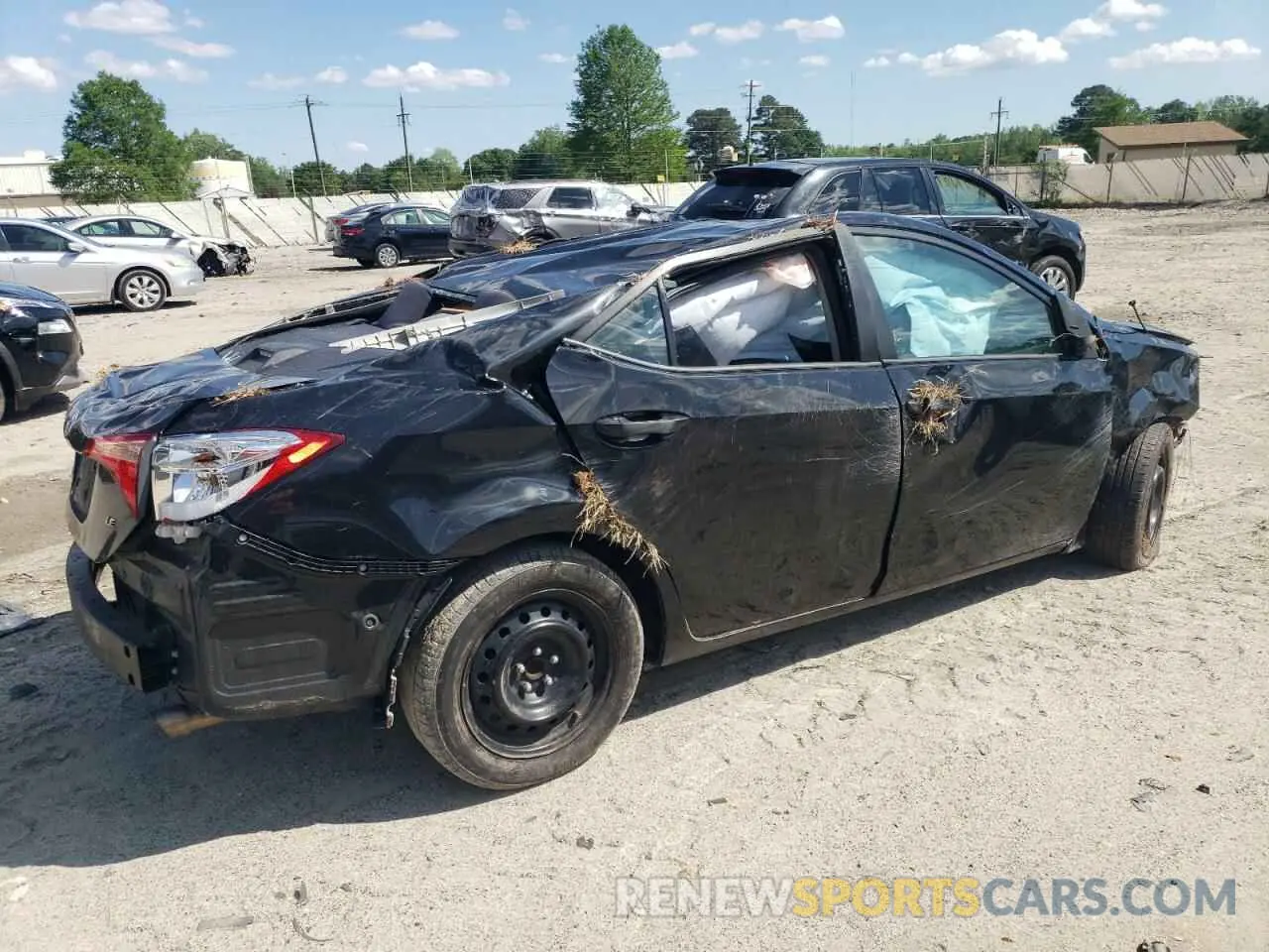 3 fotografías del automóvil dañado 2T1BURHE2KC217382 TOYOTA COROLLA 2019
