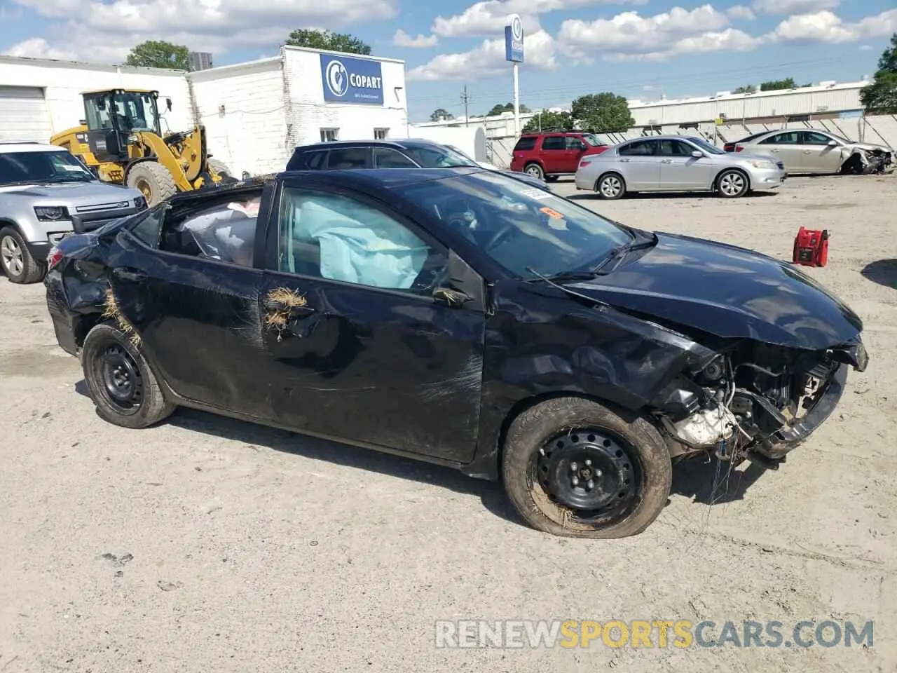 4 fotografías del automóvil dañado 2T1BURHE2KC217382 TOYOTA COROLLA 2019