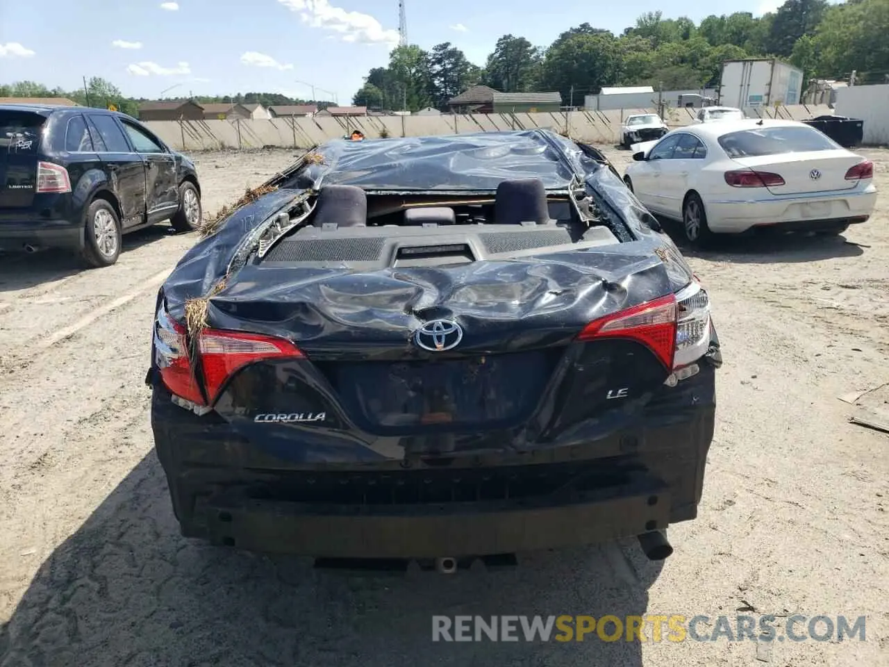 6 fotografías del automóvil dañado 2T1BURHE2KC217382 TOYOTA COROLLA 2019