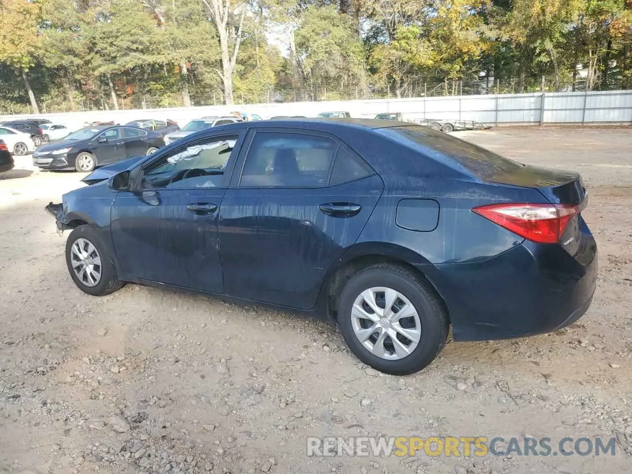 2 fotografías del automóvil dañado 2T1BURHE2KC224204 TOYOTA COROLLA 2019
