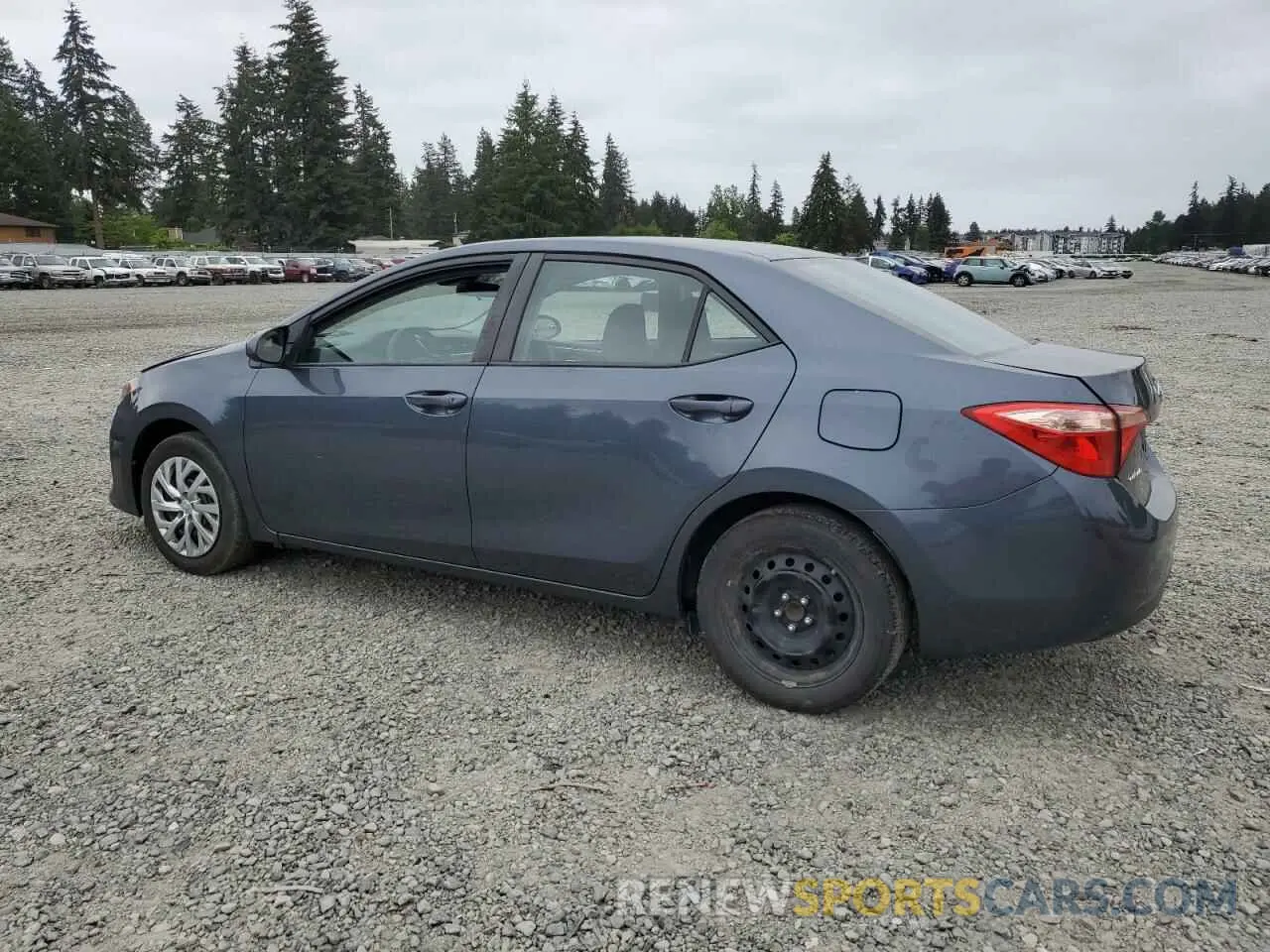 2 fotografías del automóvil dañado 2T1BURHE2KC224803 TOYOTA COROLLA 2019